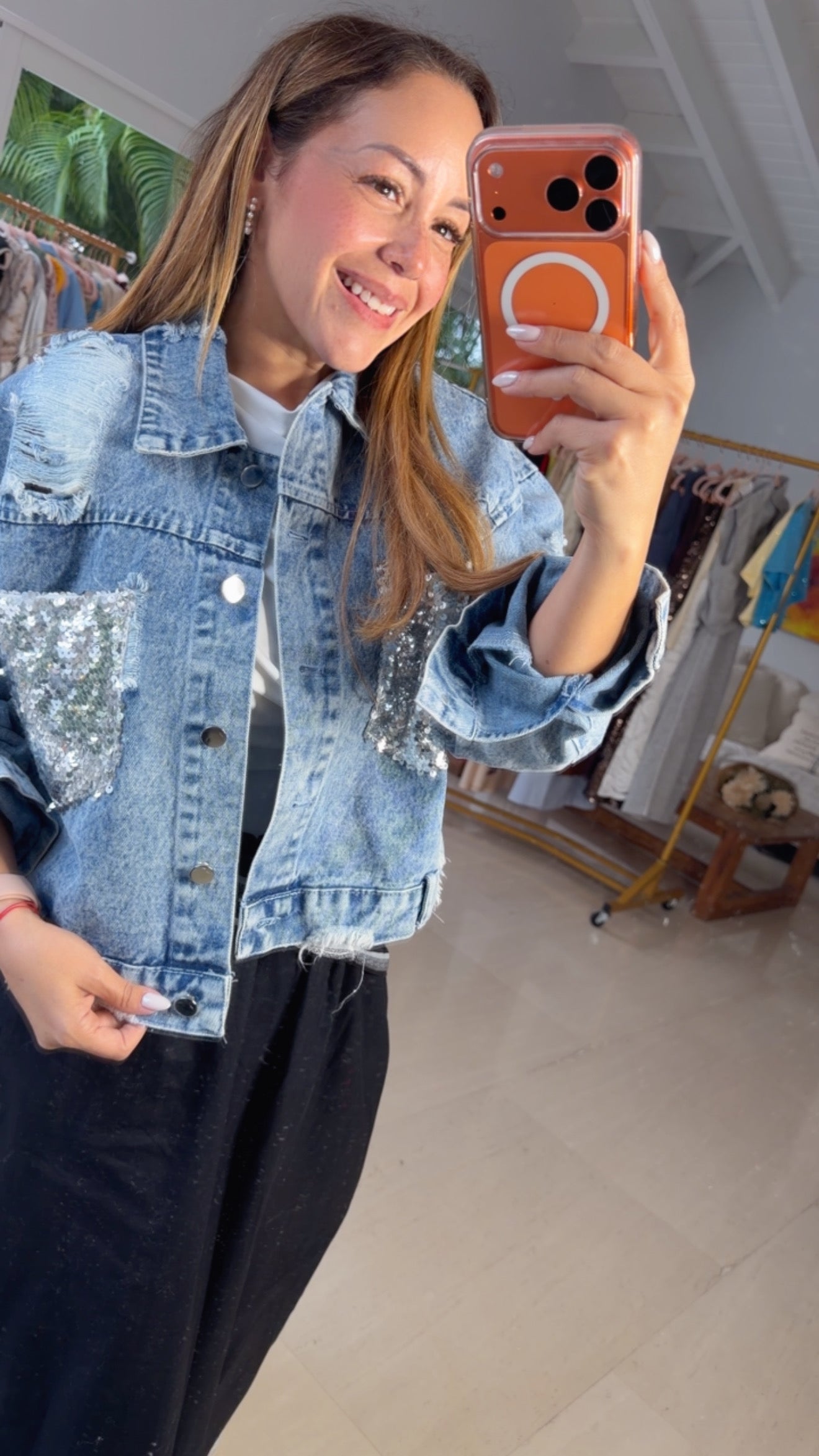 Embellished Denim Jacket