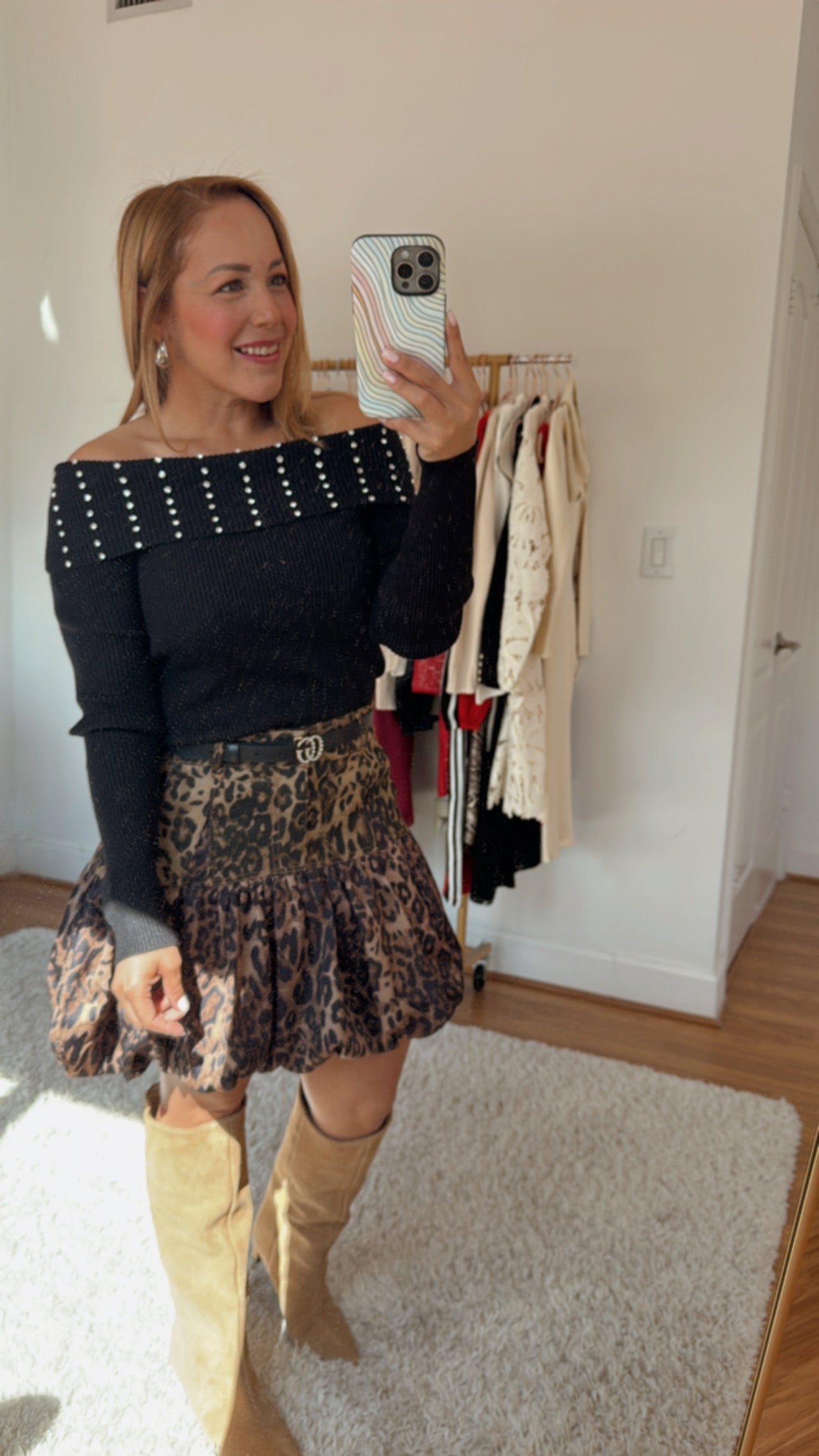 Animal Print Skirt
