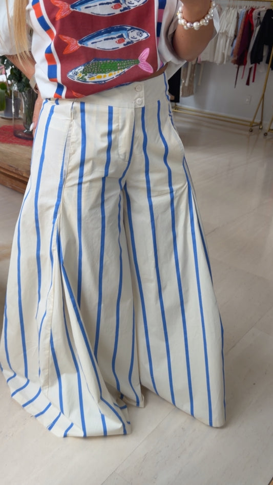 Strippe Wide Leg Pant