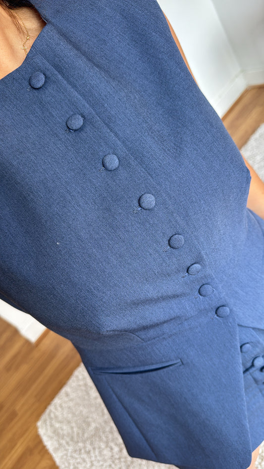 Denim Set Mini Skirt