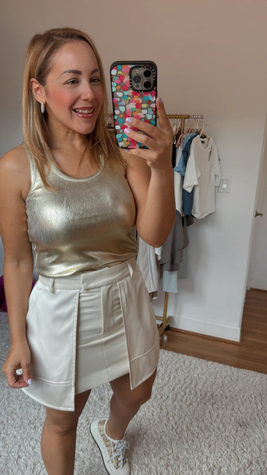 Sienna Metallic Top