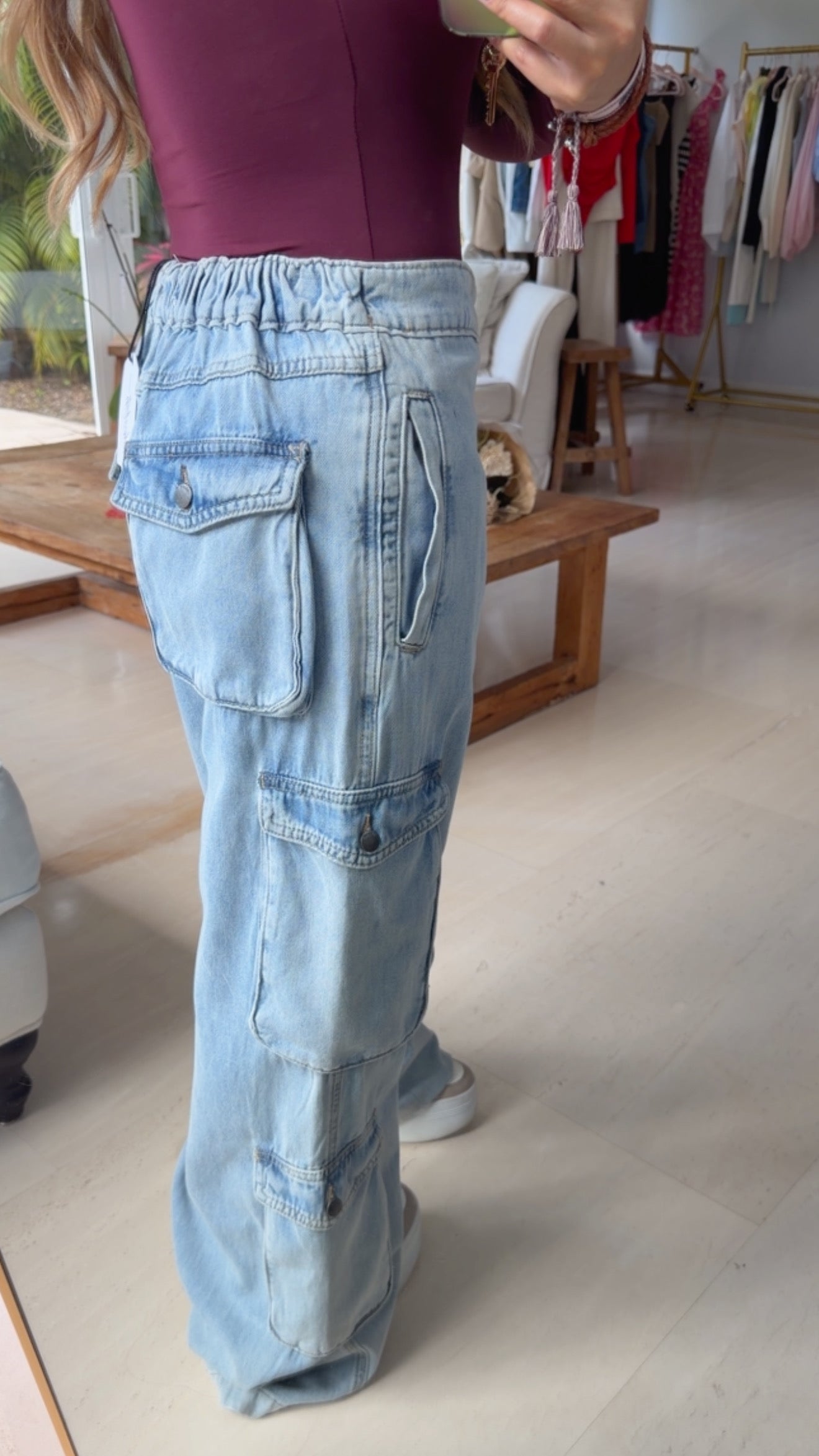 Multi Pocket Cargo Jeans
