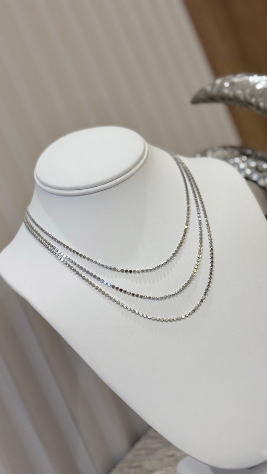 Cadena Triple Silver