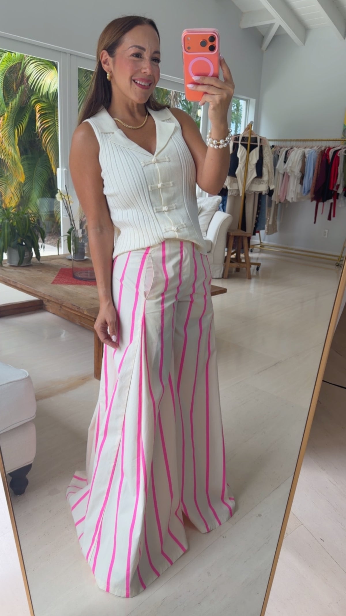Strippe Wide Leg Pant
