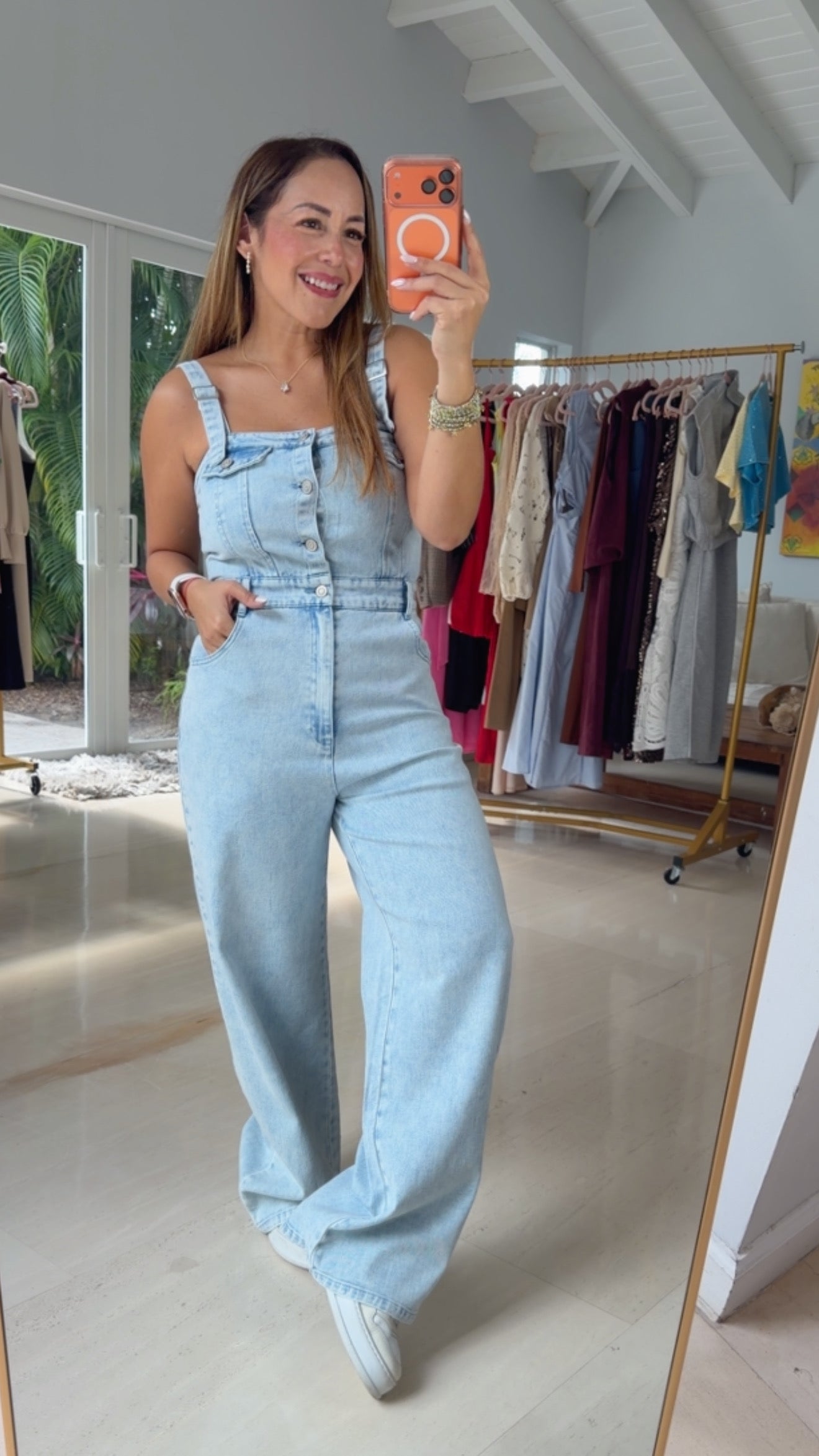Light Denim Jumpsuit