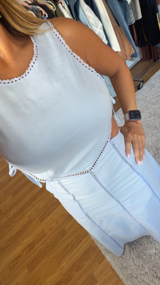 Maxi Dress Baby Blue
