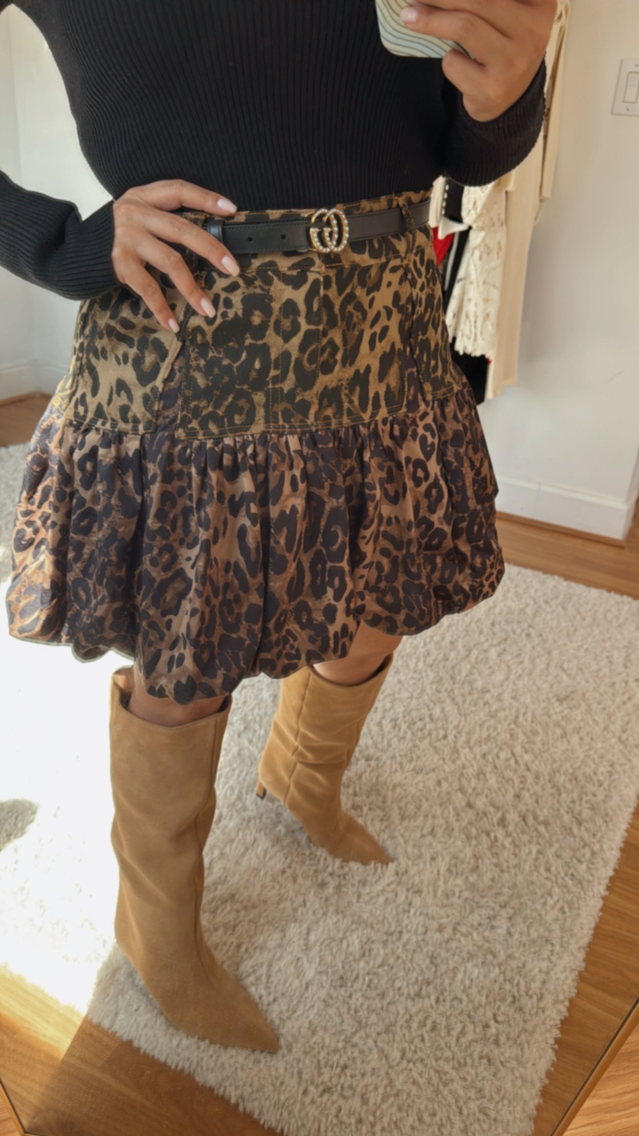 Animal Print Skirt