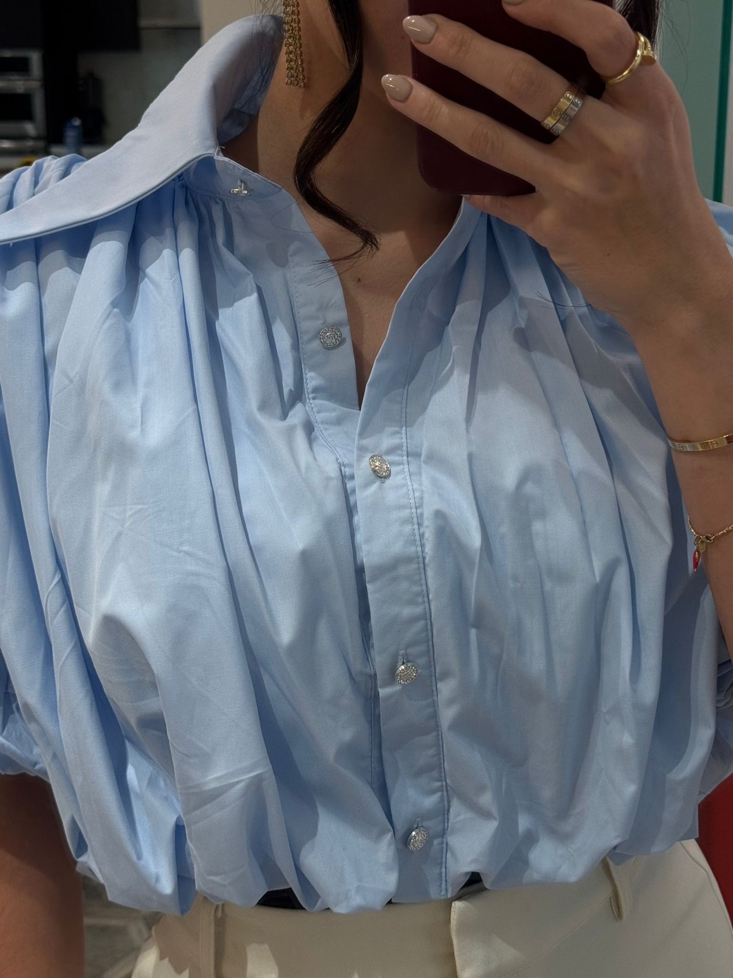 Baby Blue Top