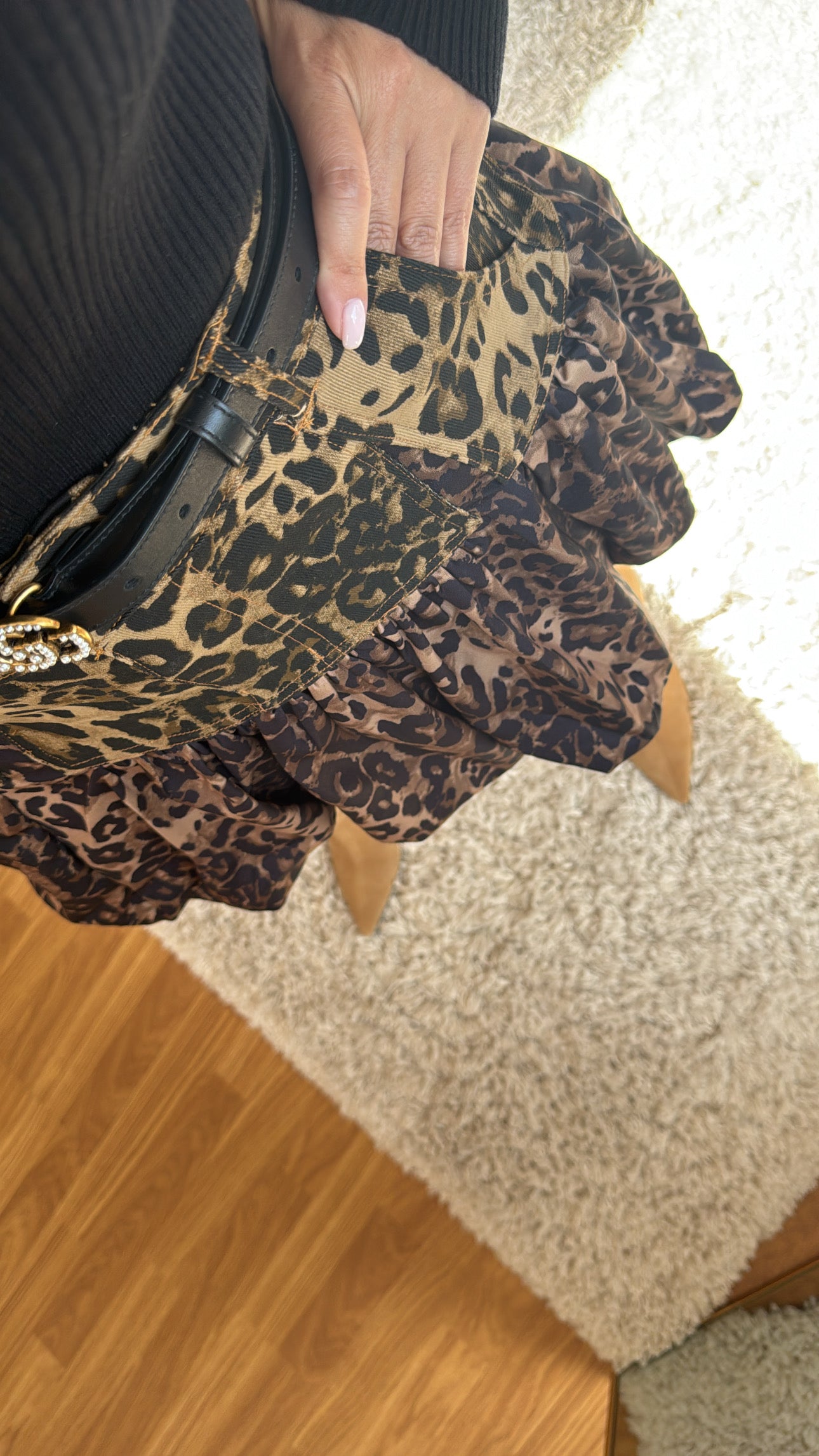 Animal Print Skirt