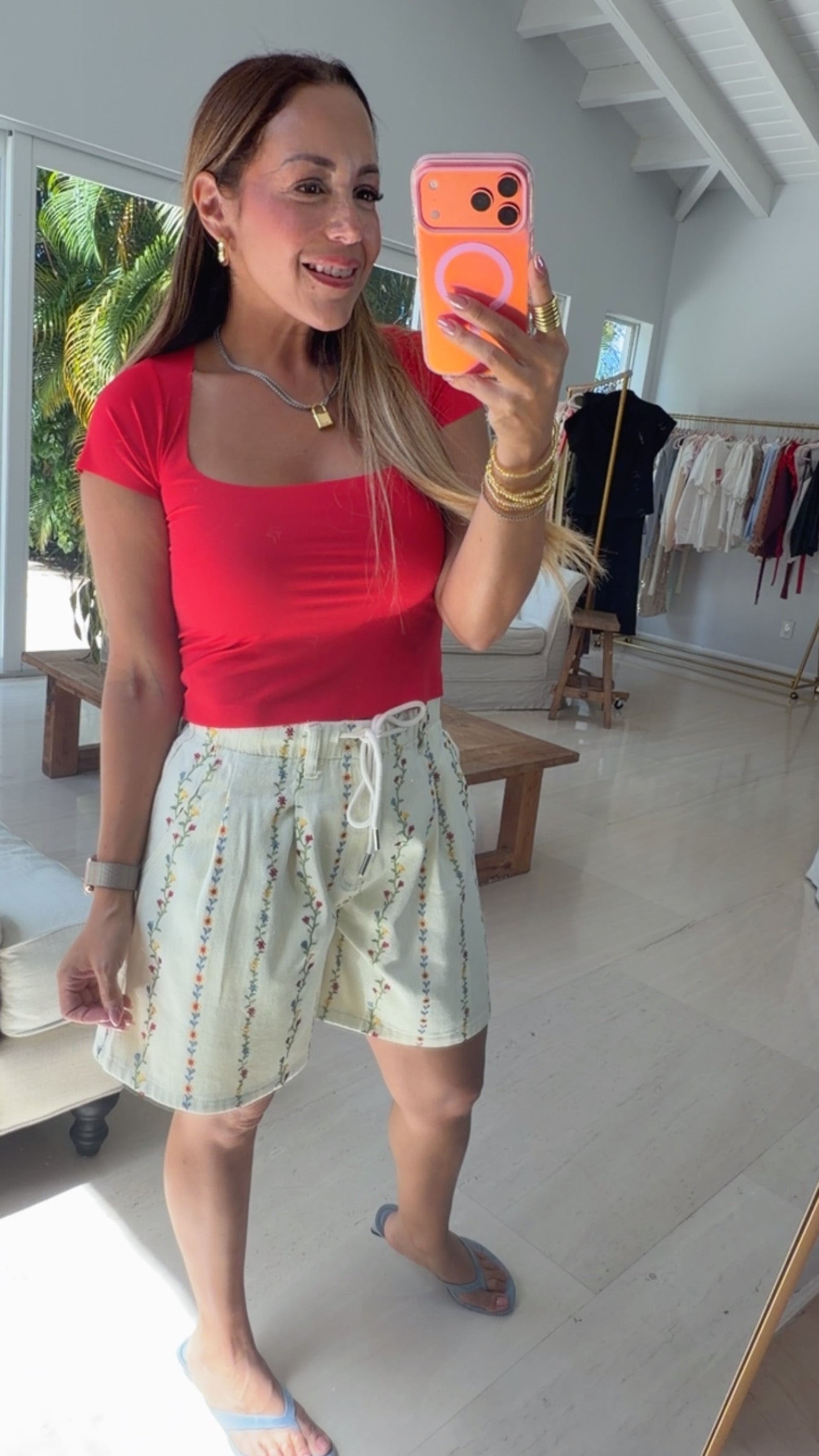 Bloom Embroidered Shorts