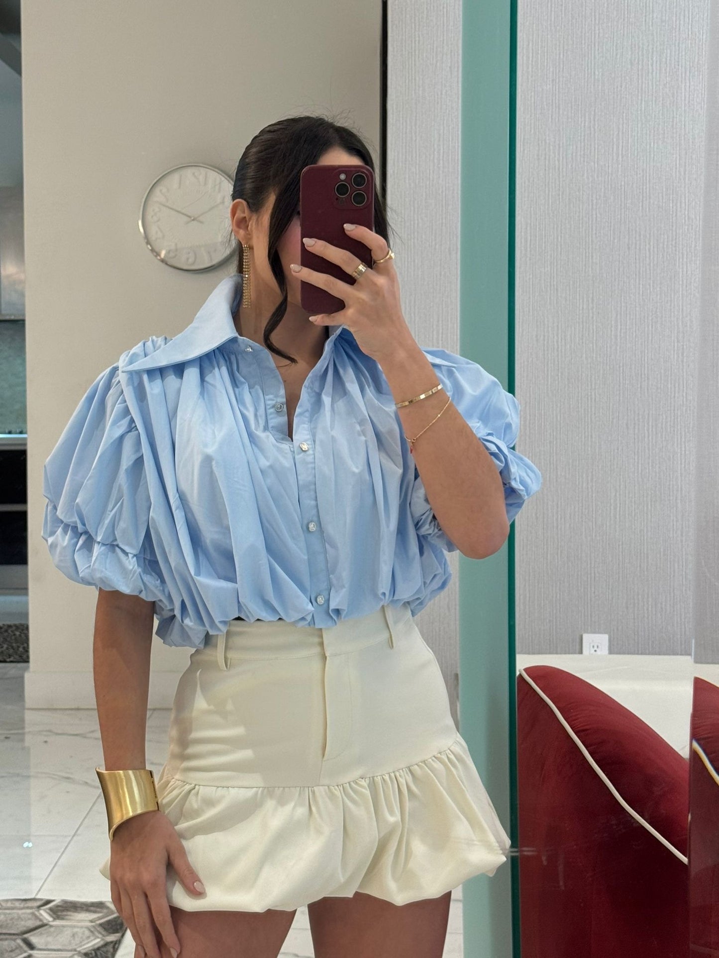 Baby Blue Top