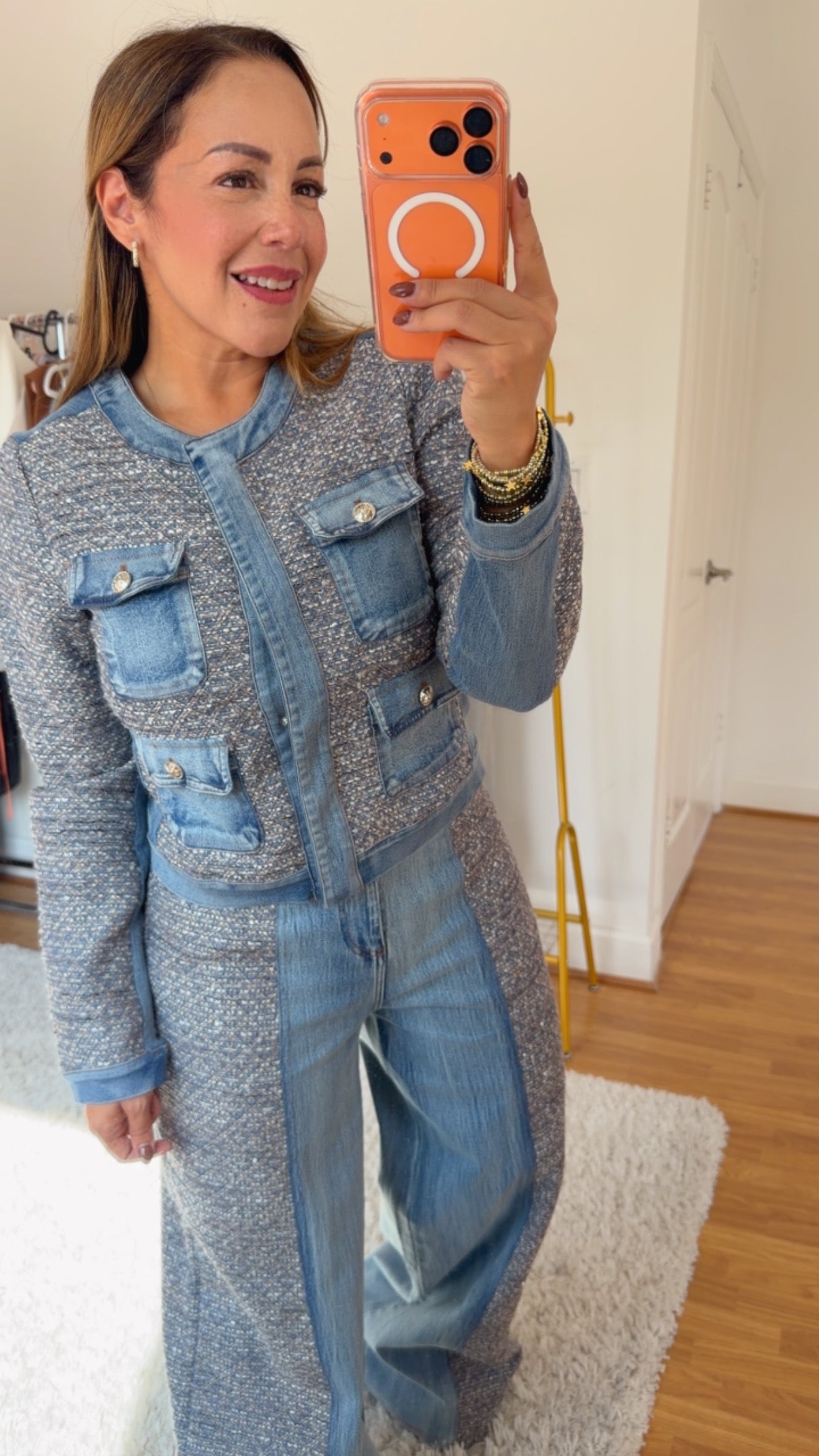 Denim Tweed Set