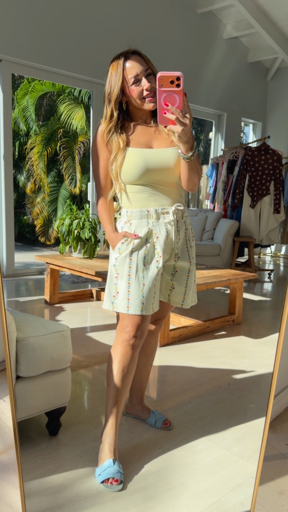Bloom Embroidered Shorts