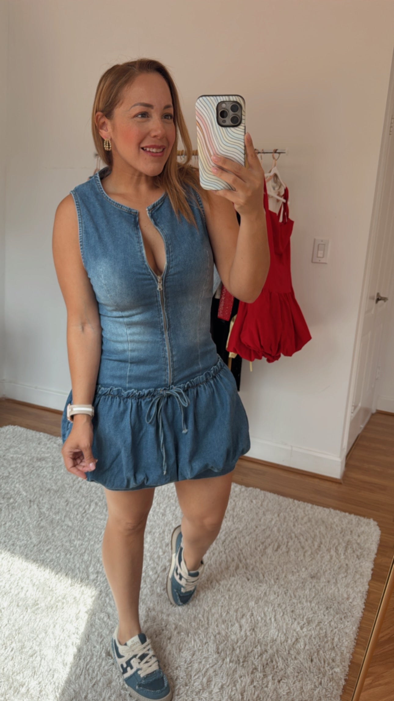 Denim Ballom Mini Romper