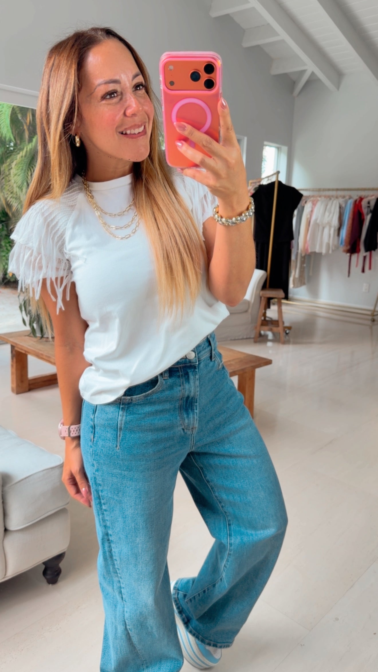 Nicole White T-shirt