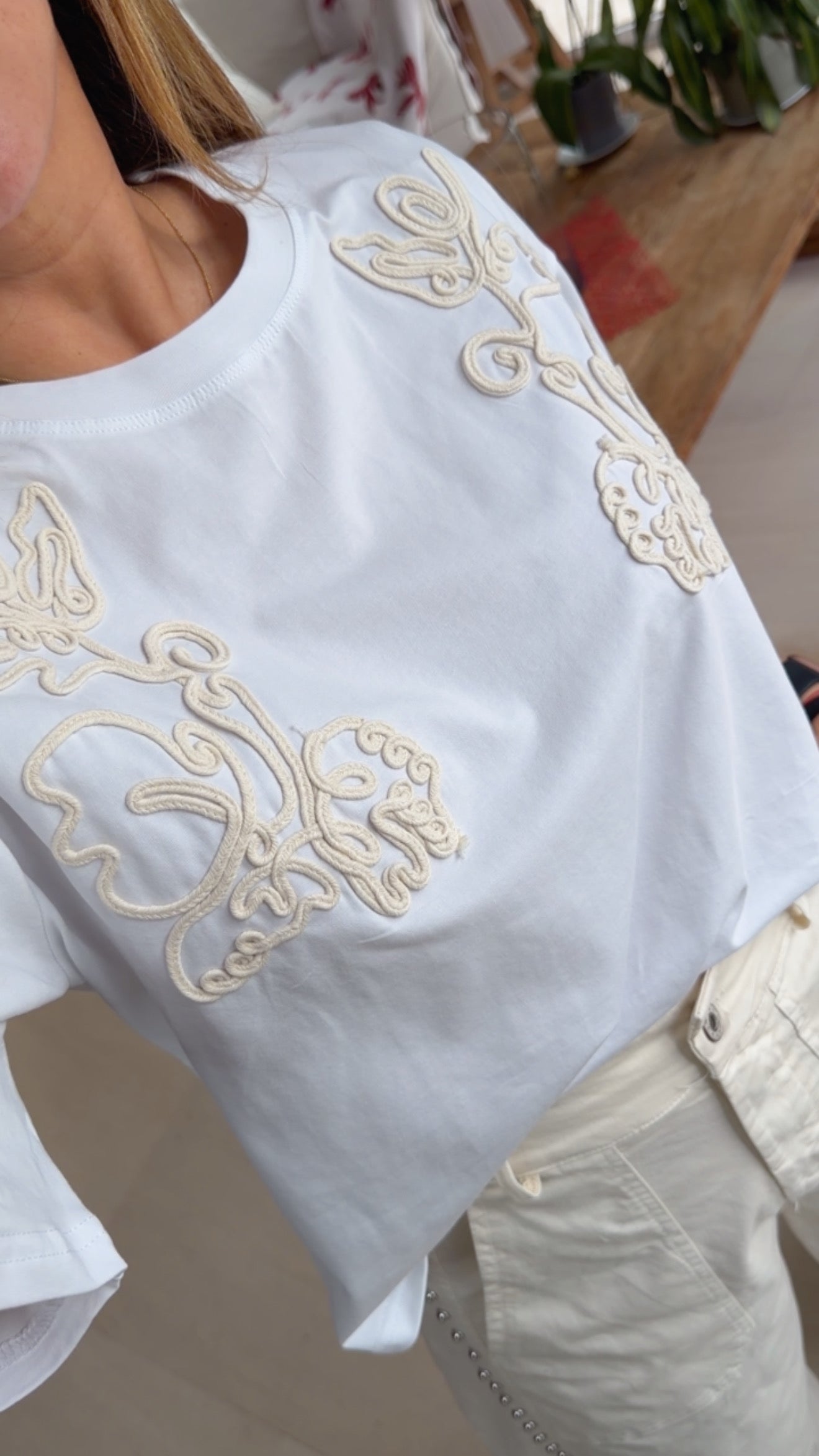 Tee Ivory Bloom