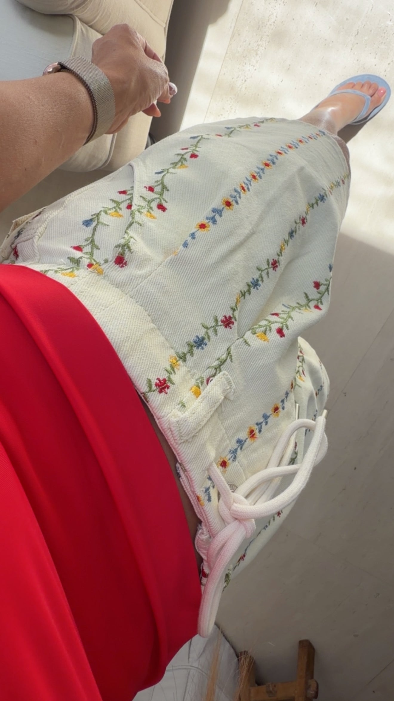Bloom Embroidered Shorts