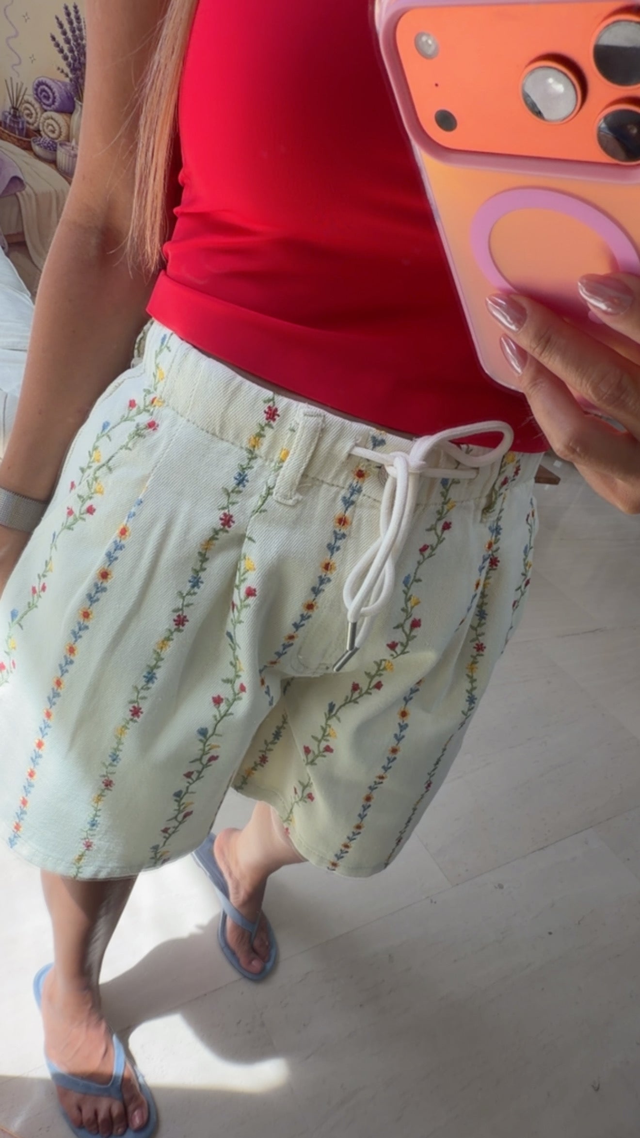 Bloom Embroidered Shorts