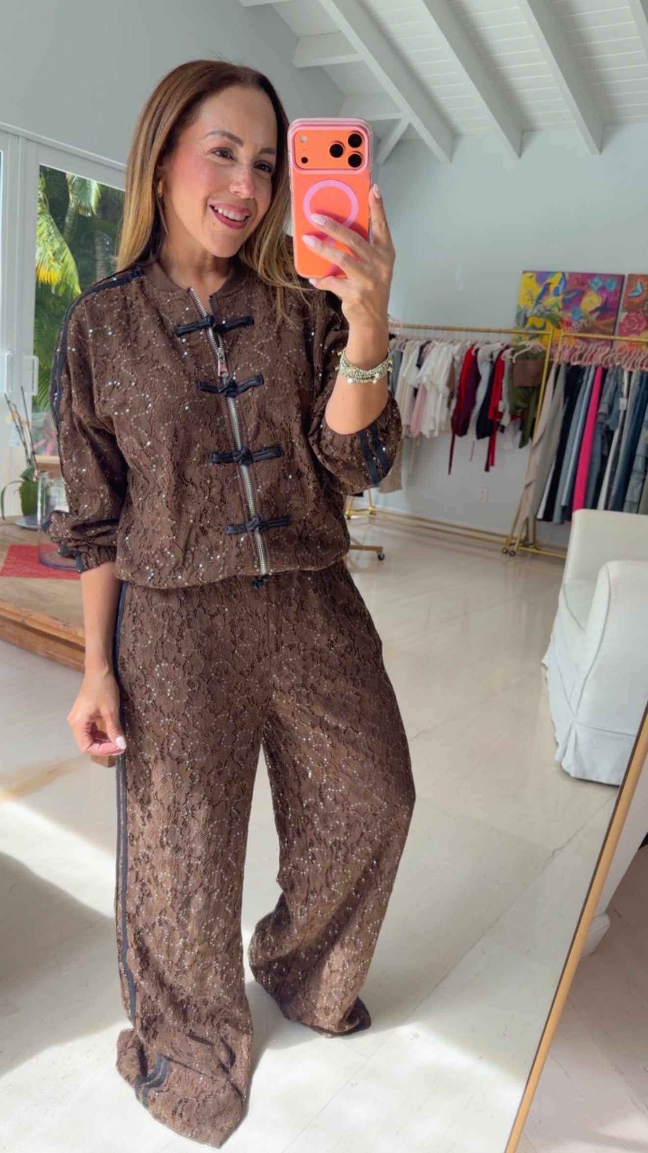 Brownie Lace Set