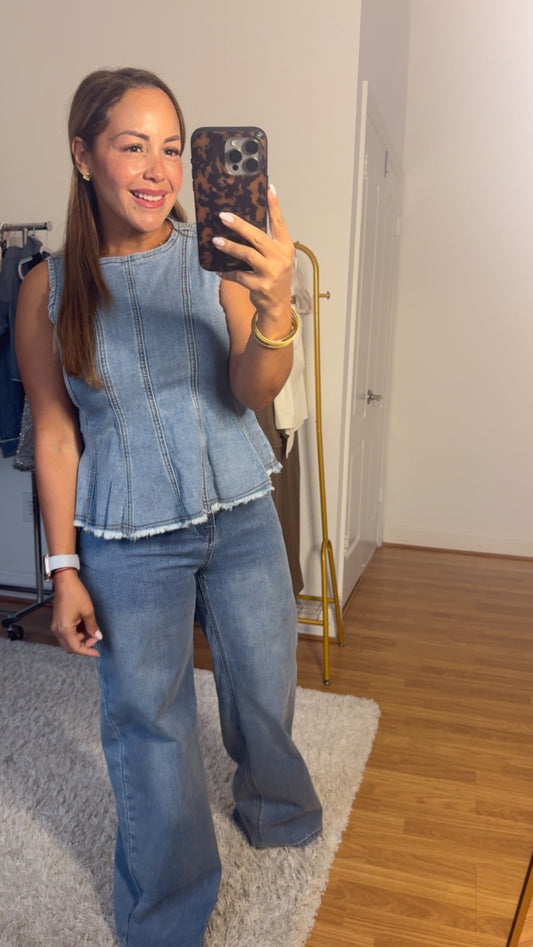 Light Denim  Set