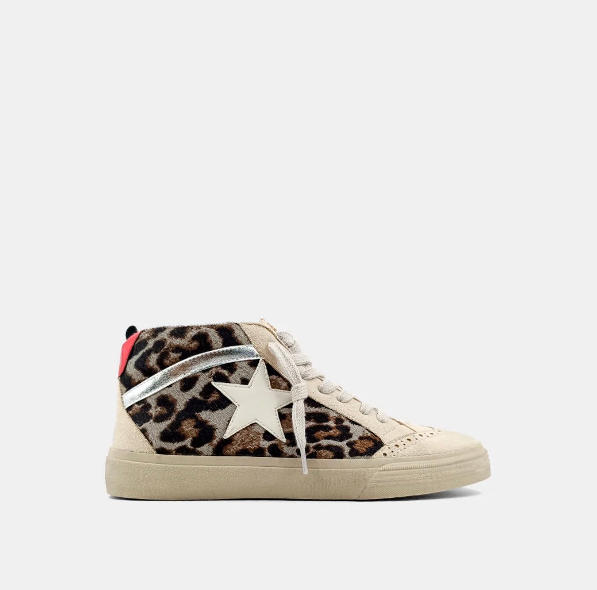 Mid Leopard Star Sneakers