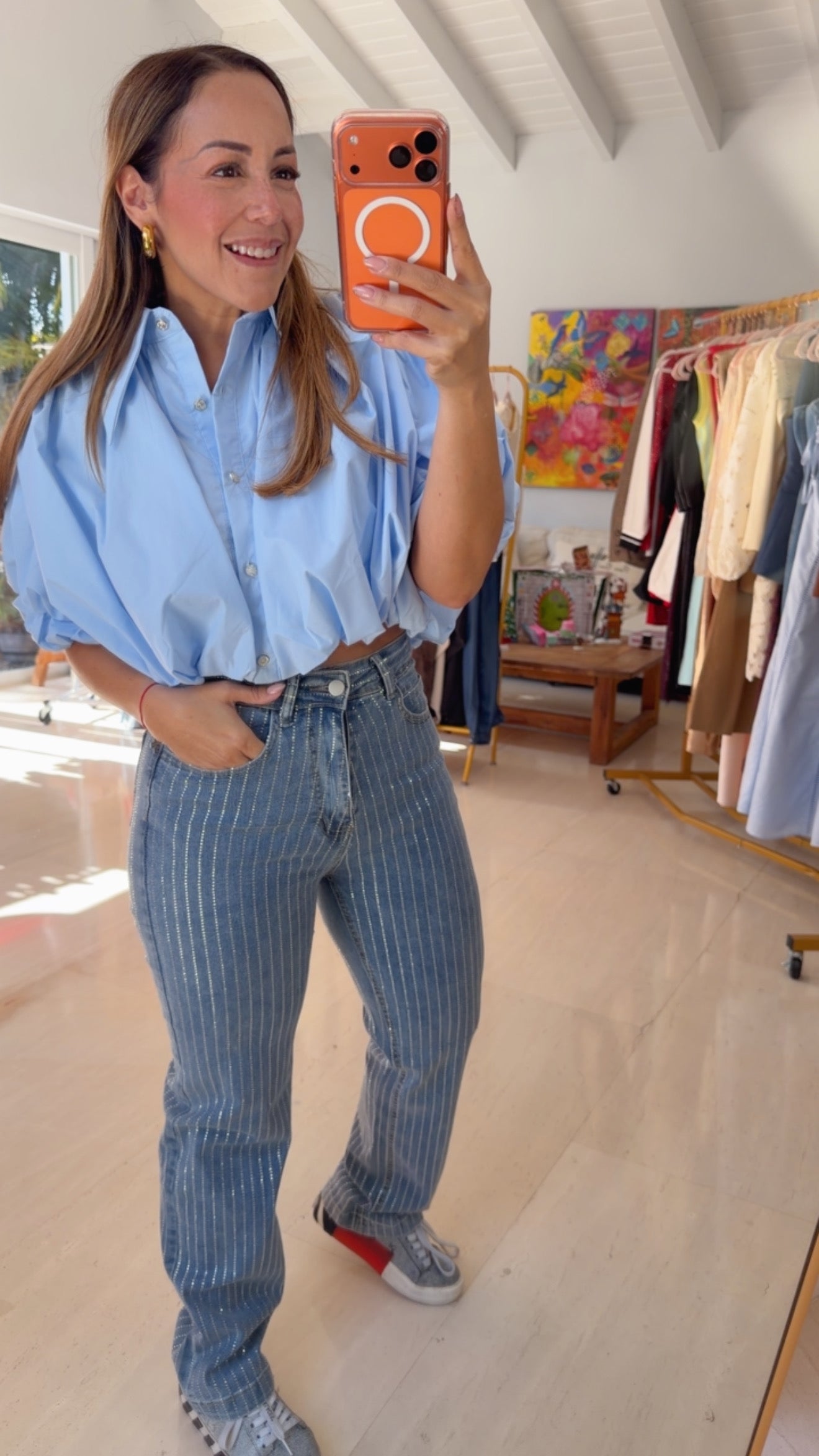 Baby Blue Top
