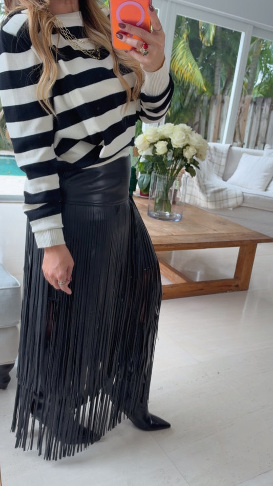 The Fringe Statement Skirt