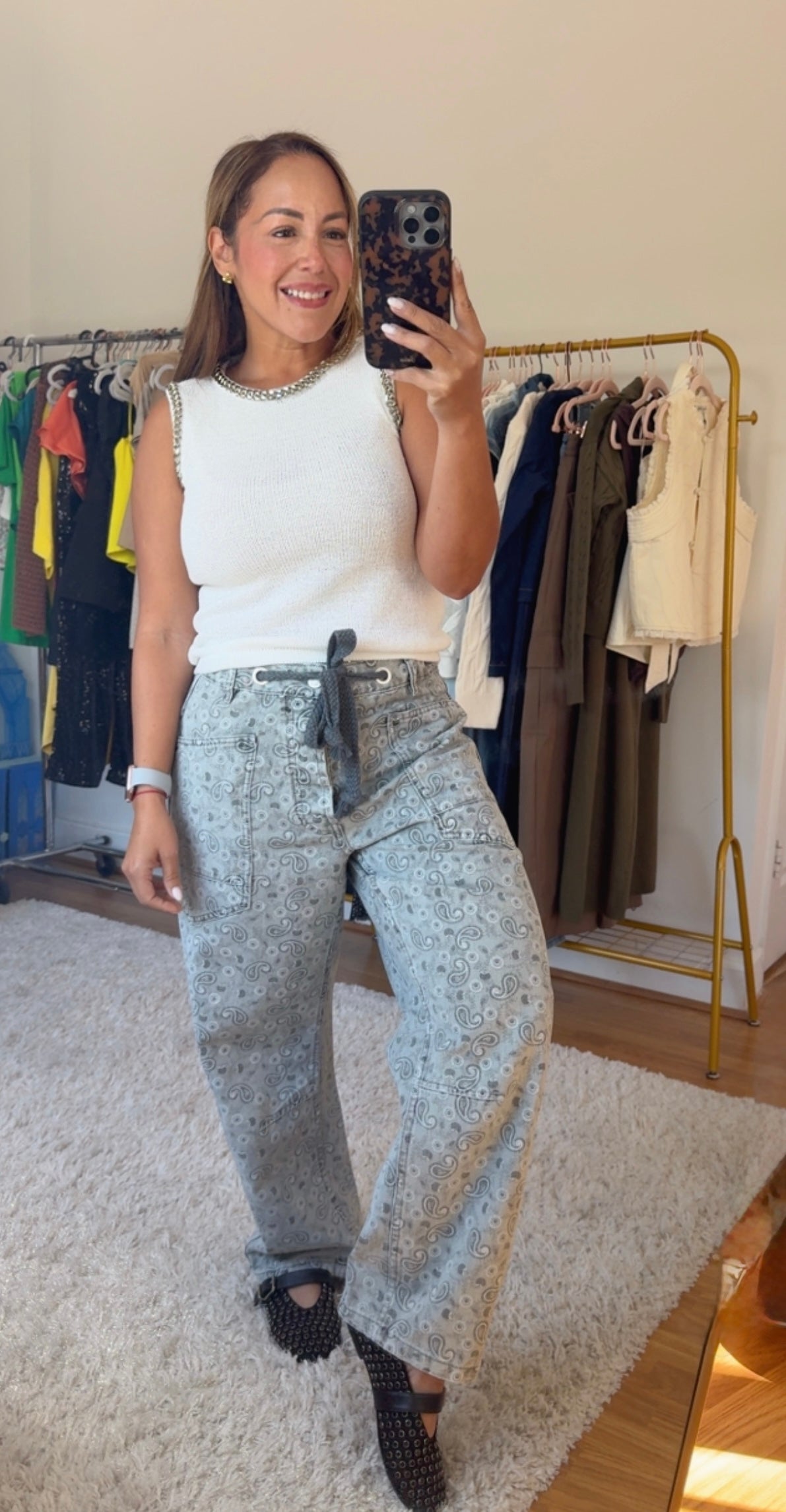 Jean Barrel Paisley Ash