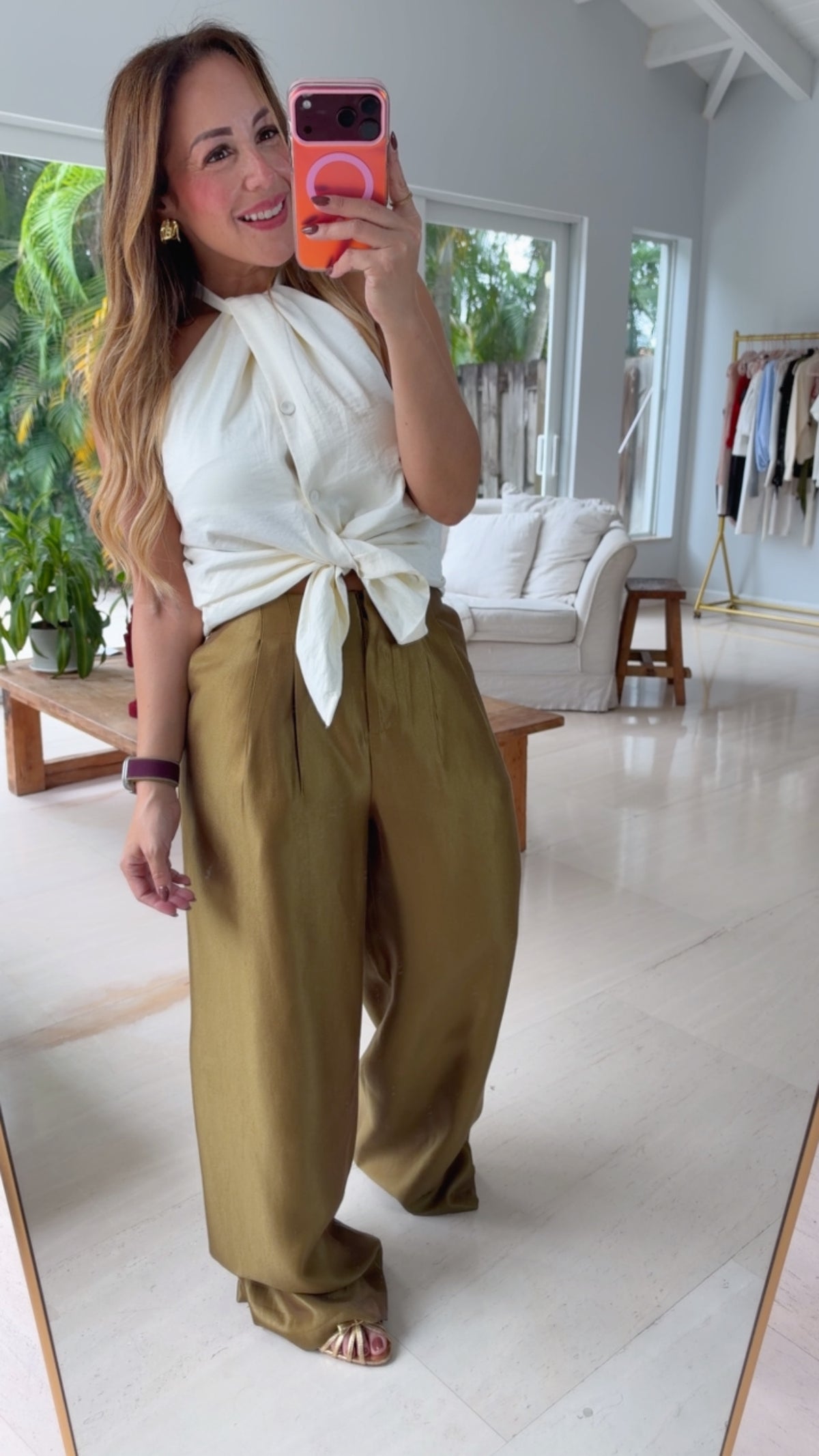 Olive Flow Pants