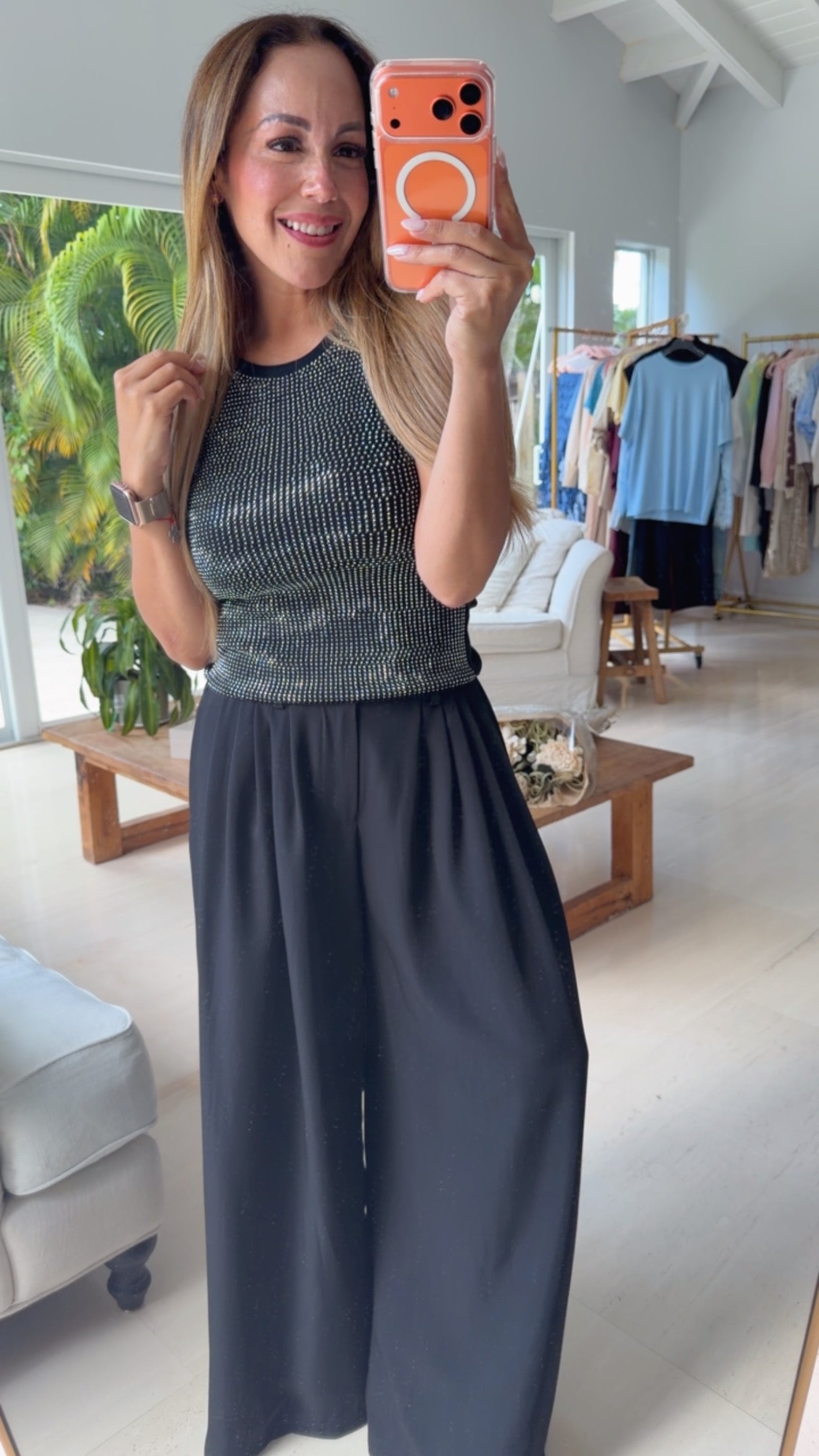 Palazzo Noir Pant
