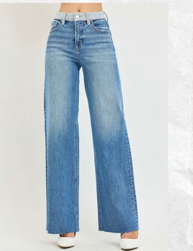 Mia Ombre High-Rise Wide Leg