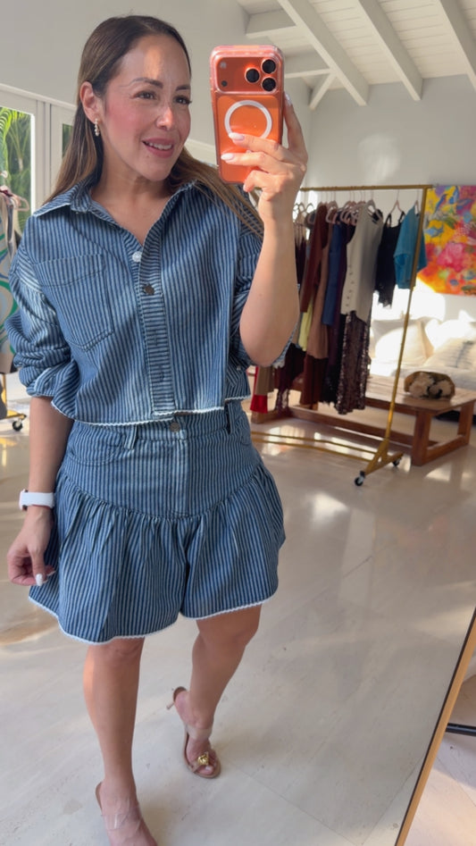 Olivia denim Set