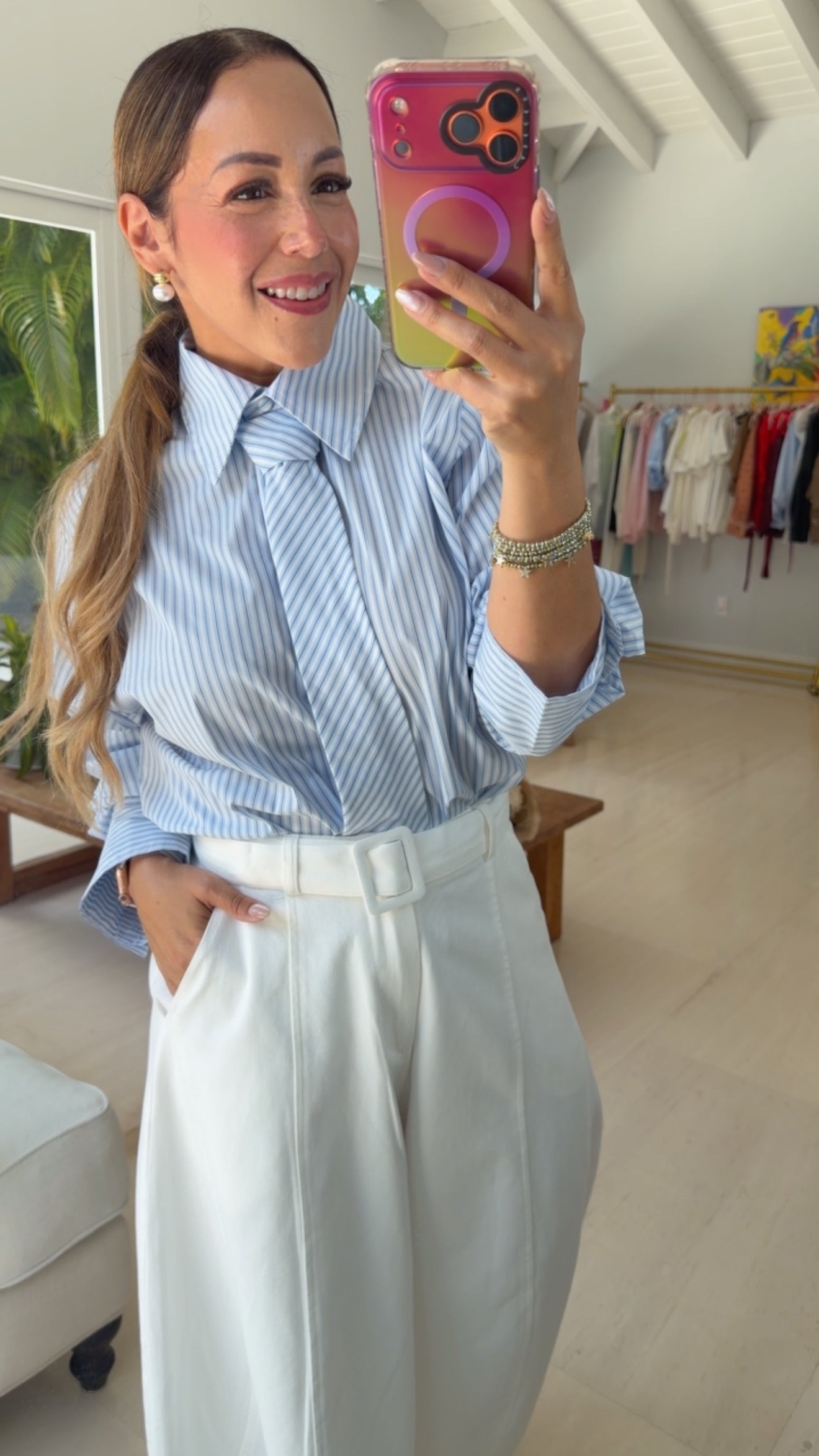 It Girl Tie Shirt