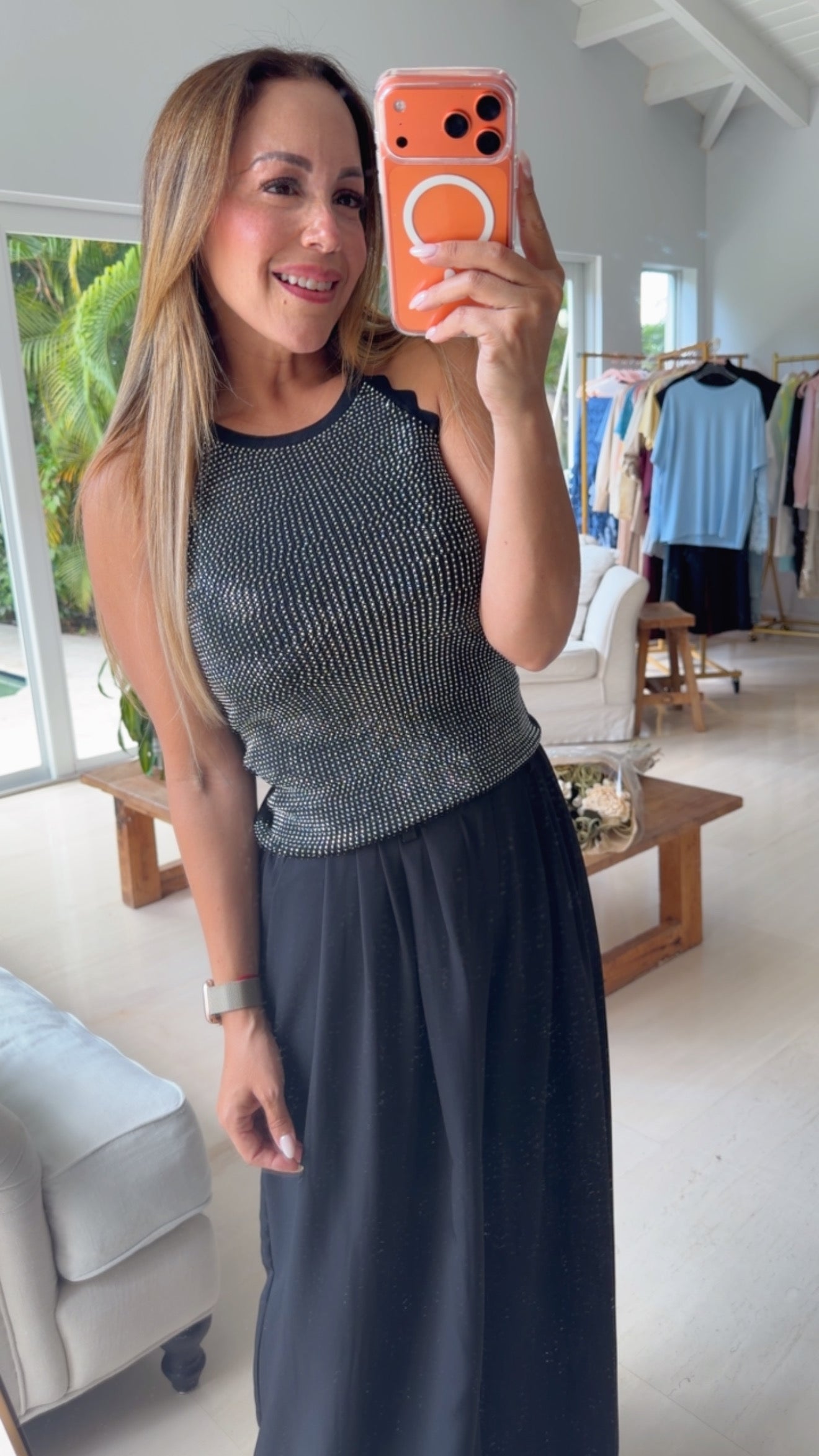 Palazzo Noir Pant