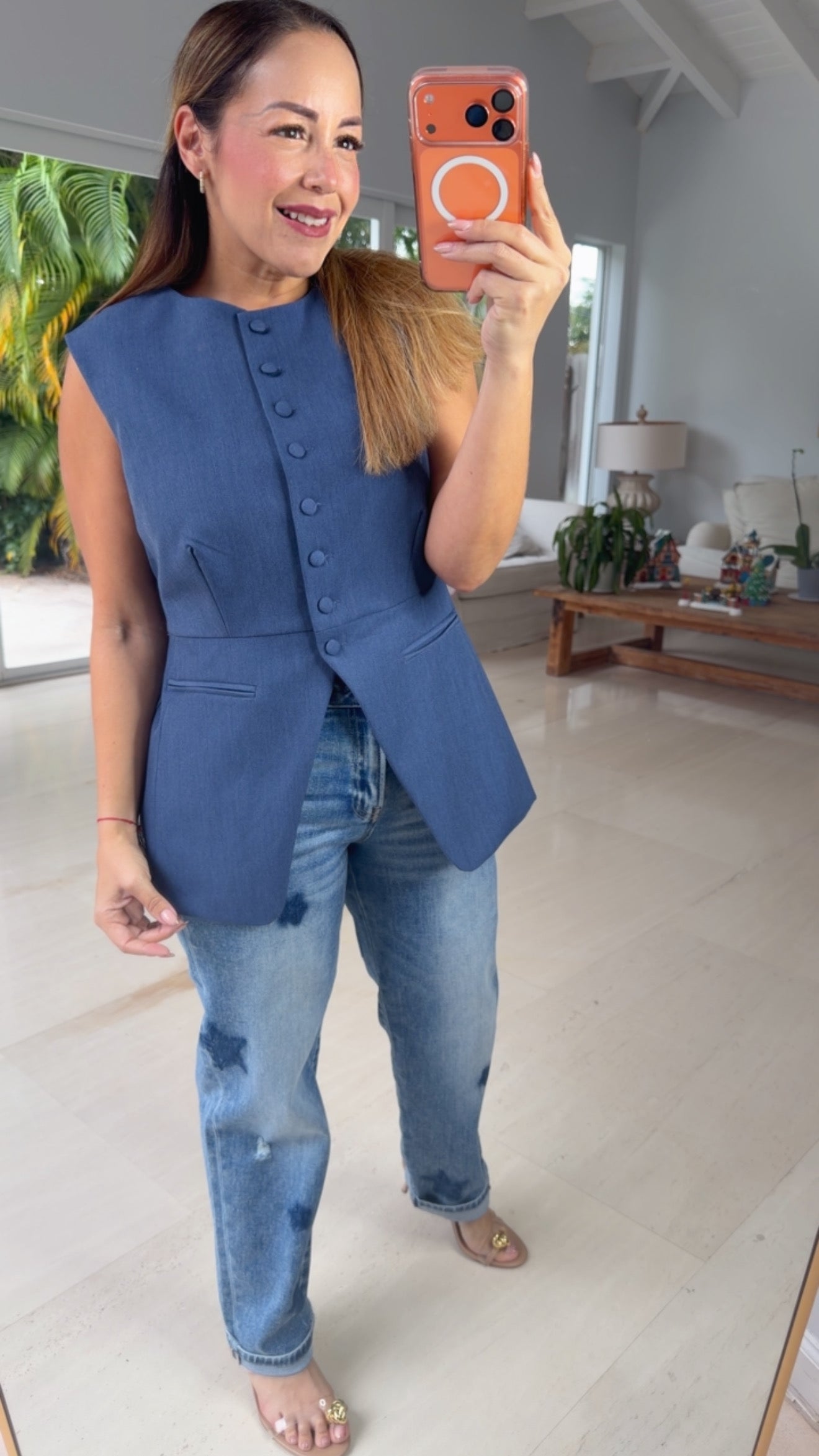 Denim Set Mini Skirt