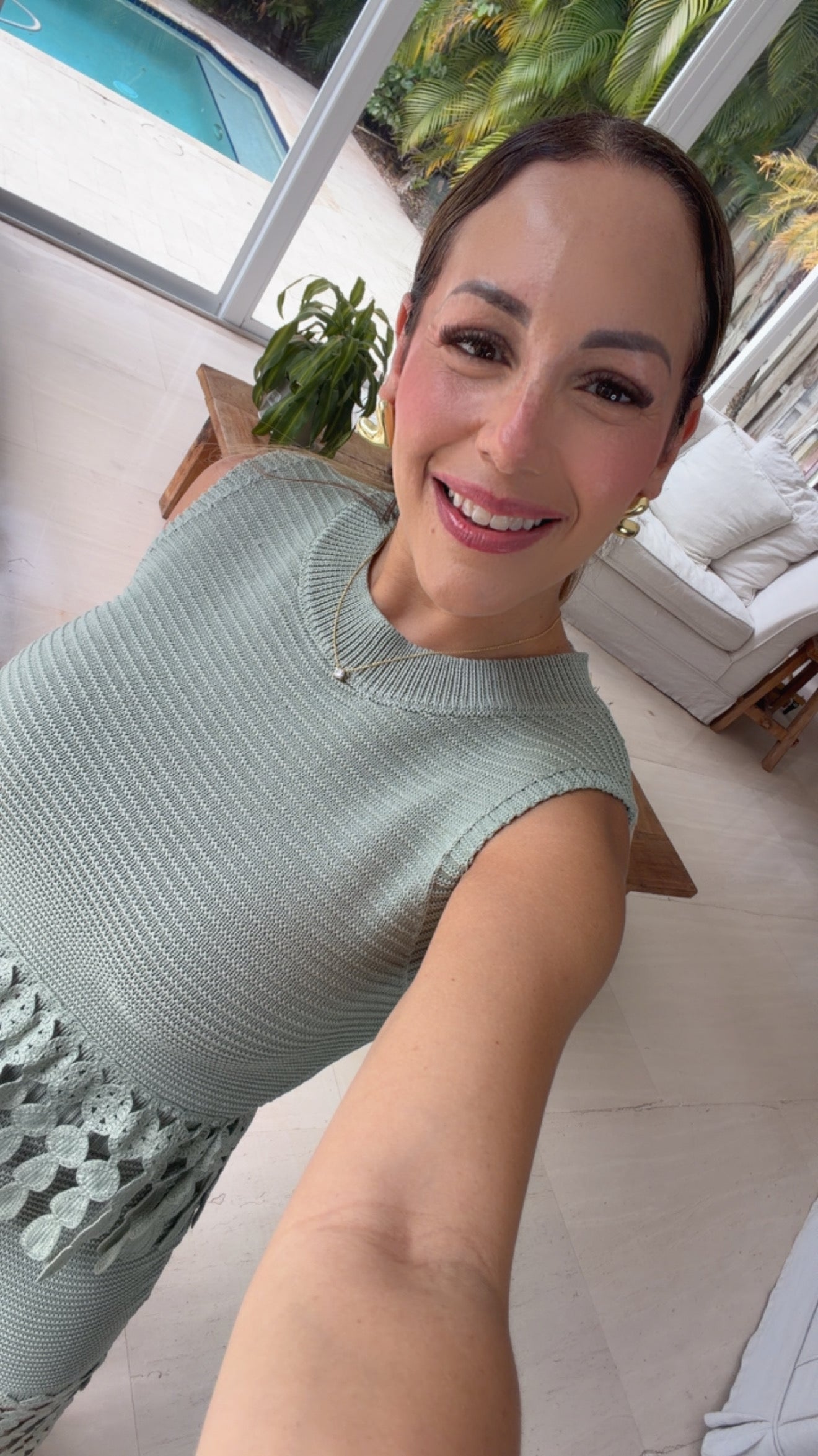 Olive Fringe Set
