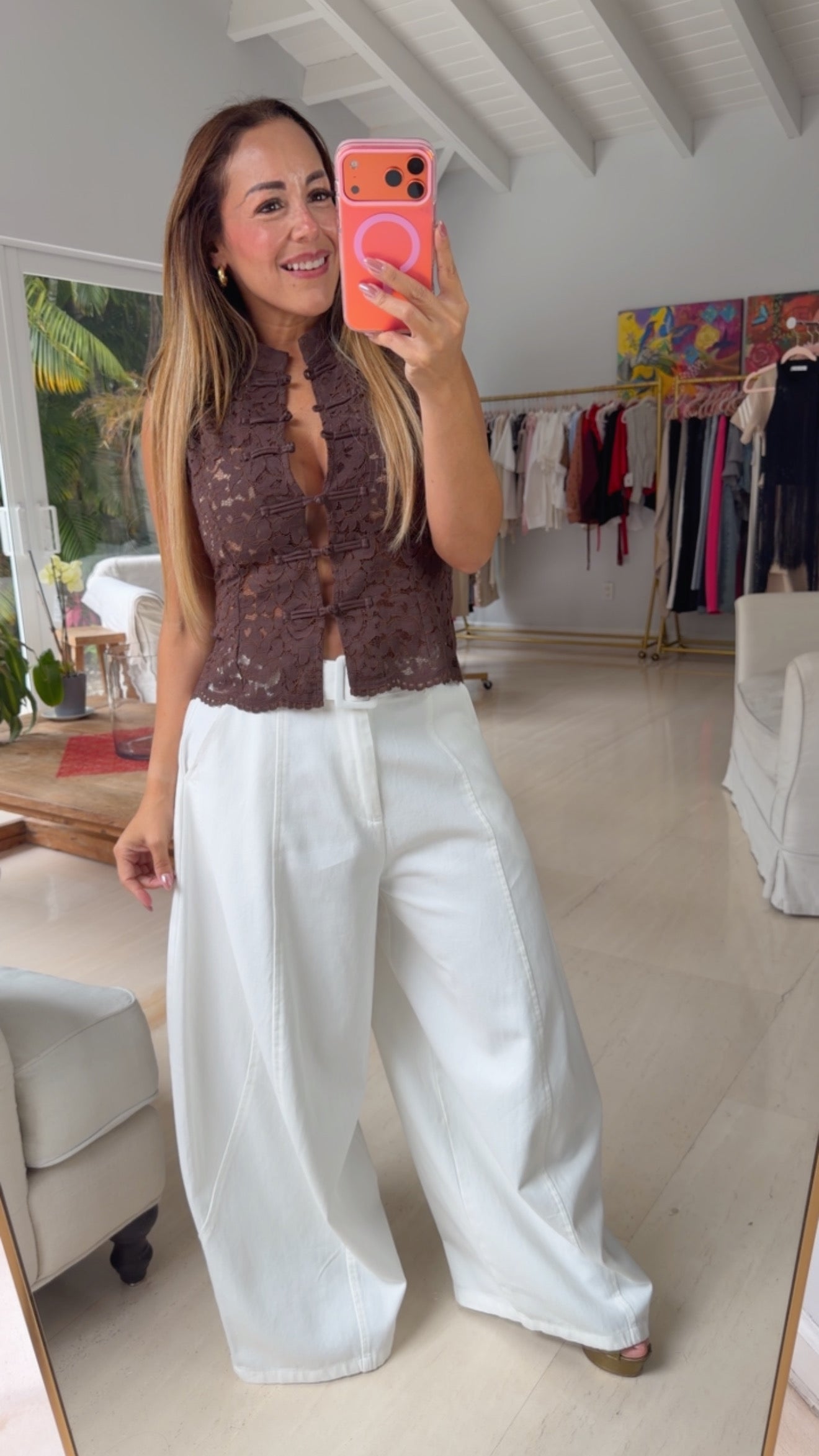 Napoleon Lace Top