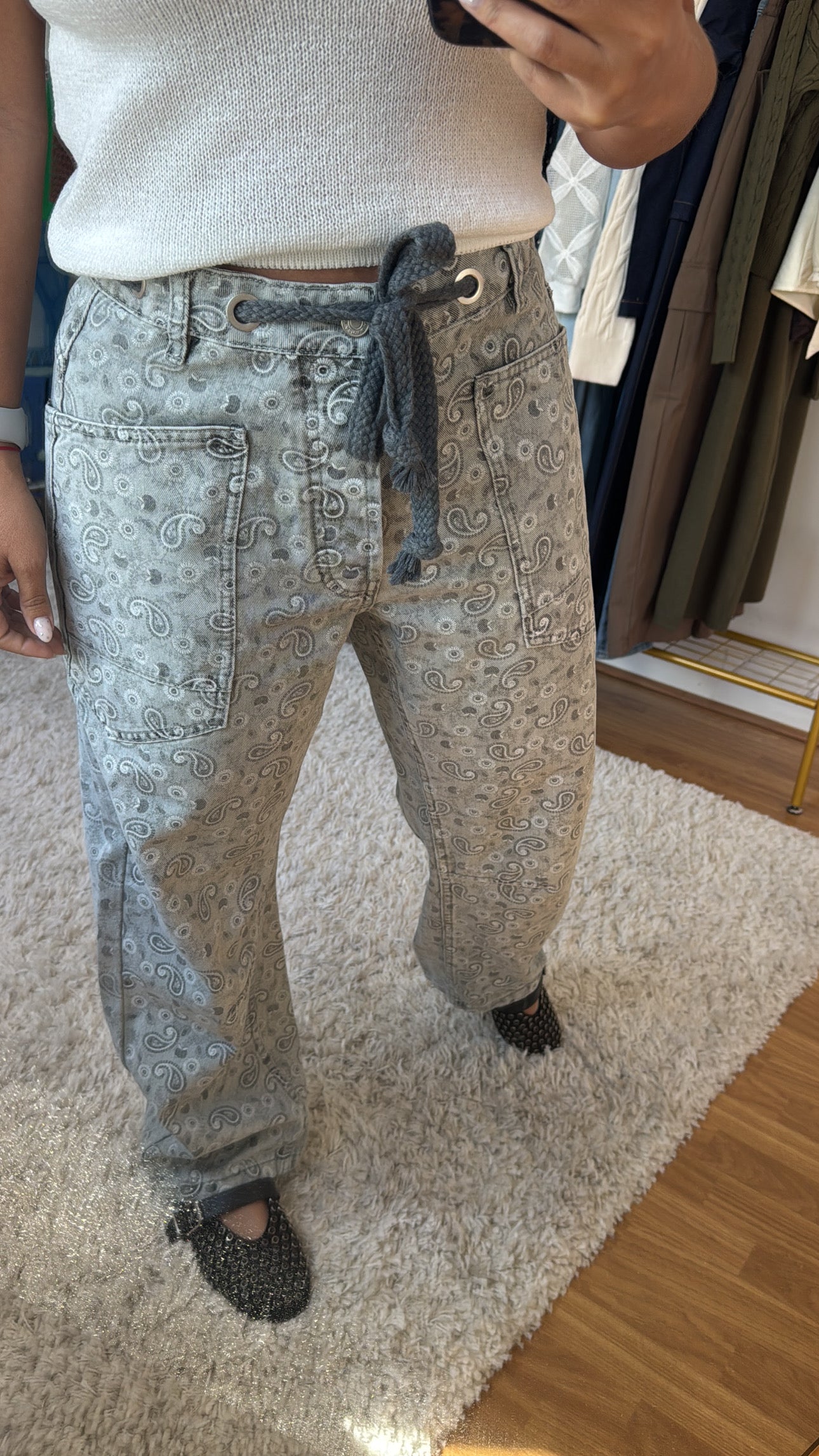 Jean Barrel Paisley Ash