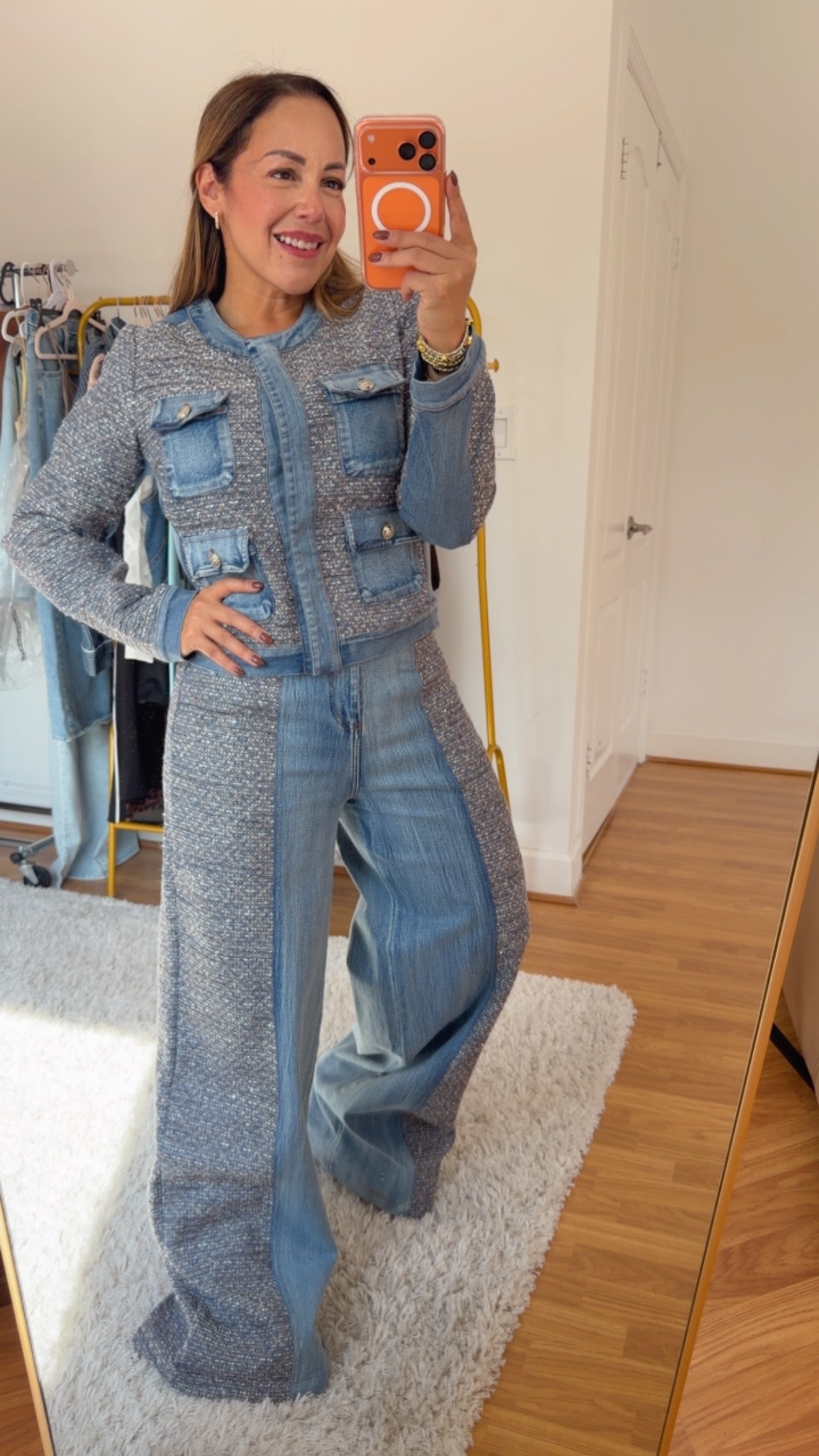 Denim Tweed Set