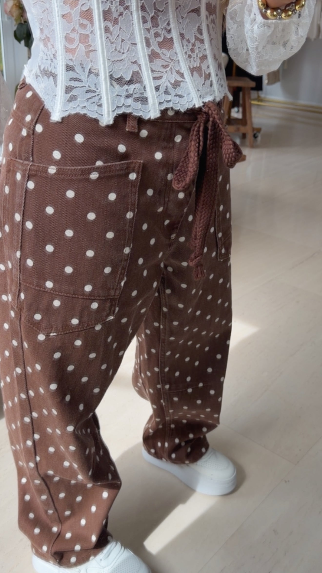 Polka Dots Relax Jeans