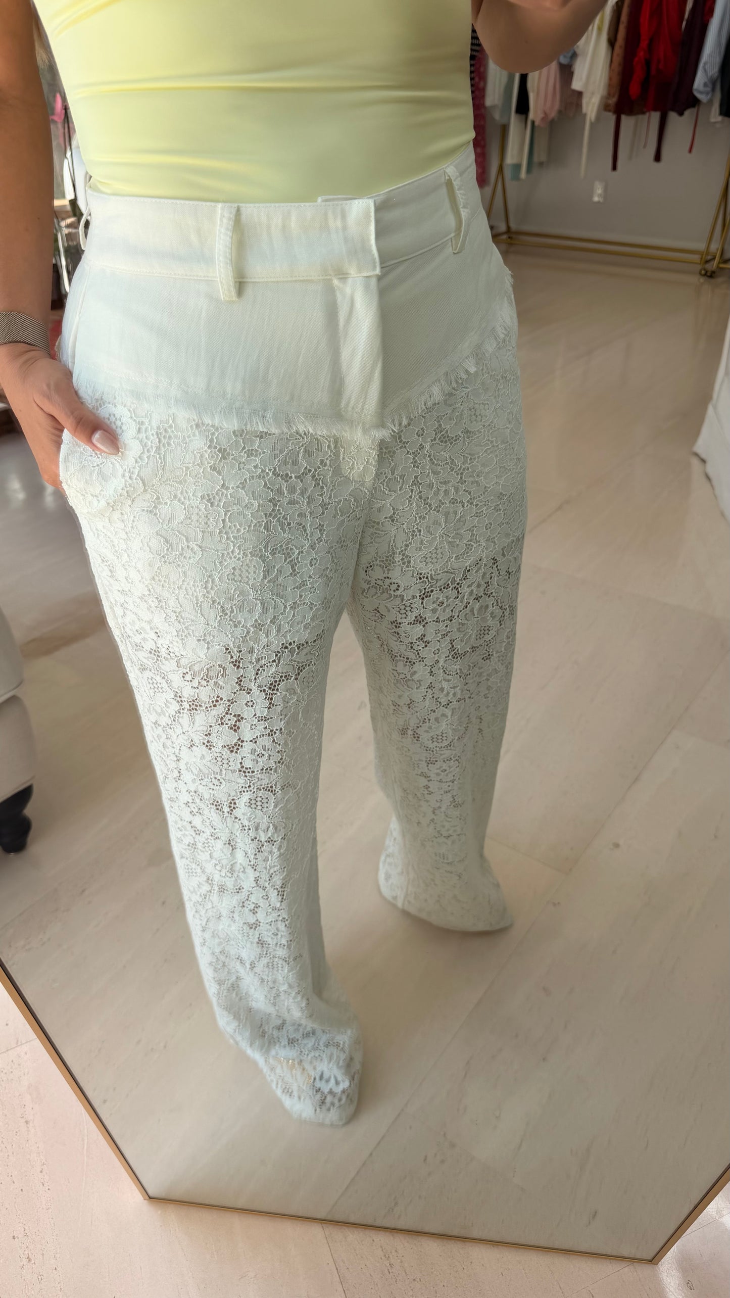 Soft Lace Pants