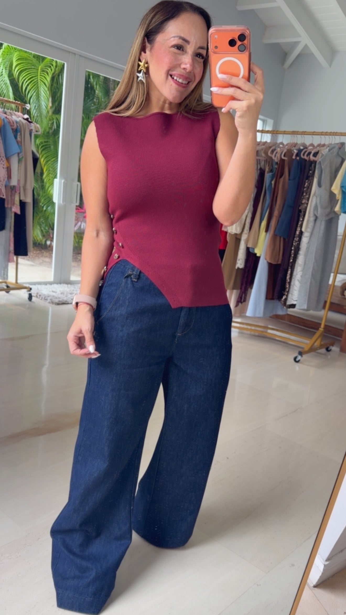 Valeria Side Top