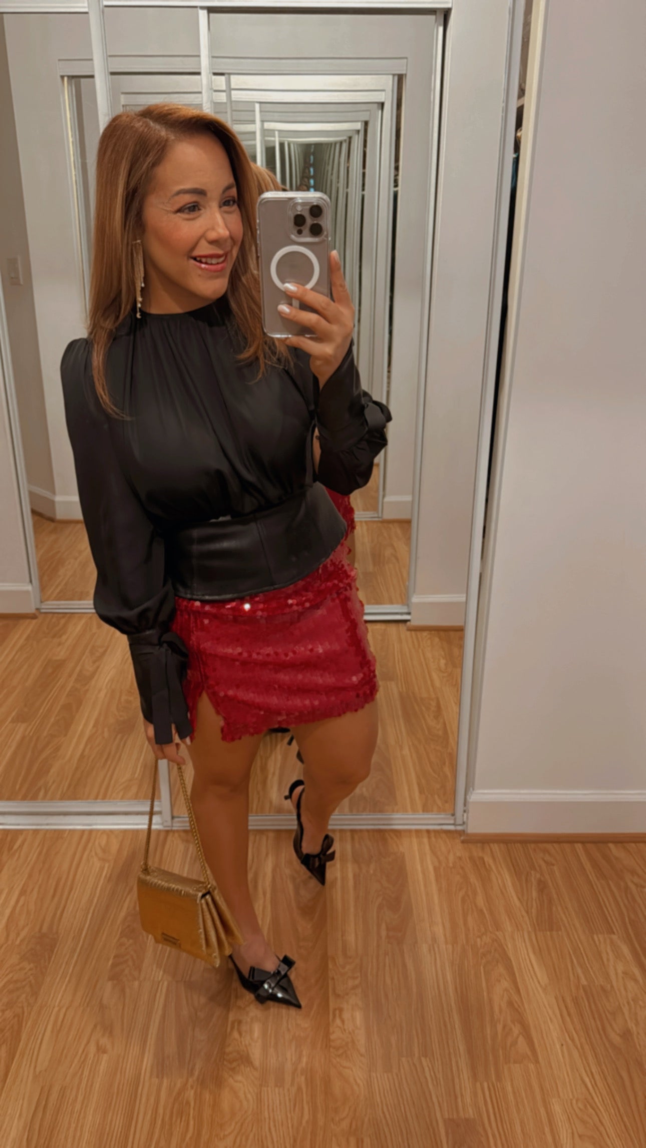 Daniela Red Skirt