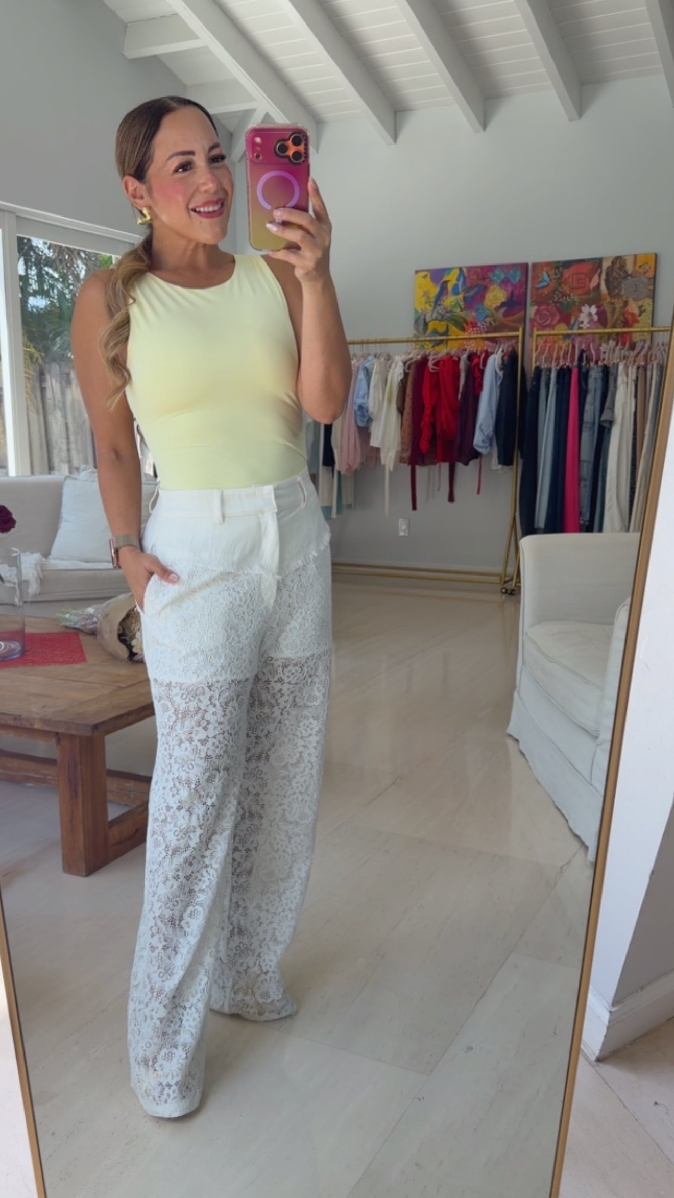 Soft Lace Pants