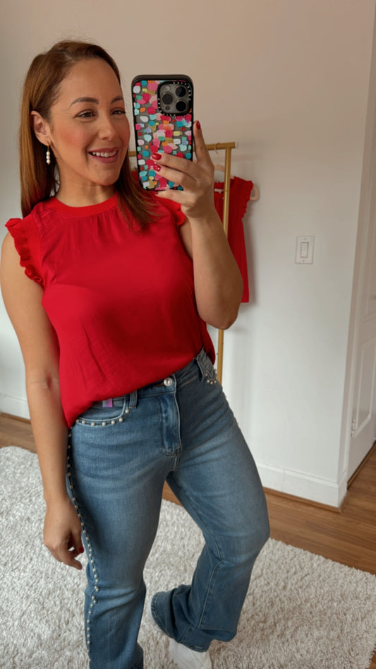 Lena Ruffle Top