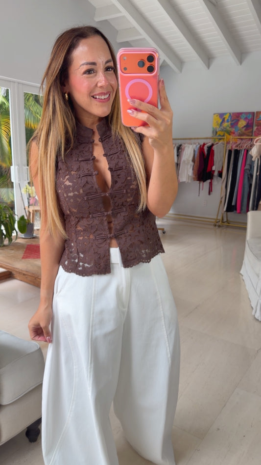 Napoleon Lace Top