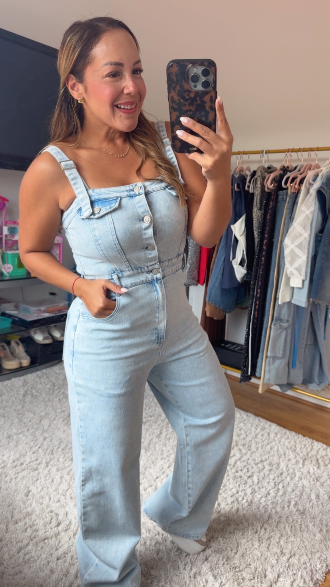 Light Denim Jumpsuit