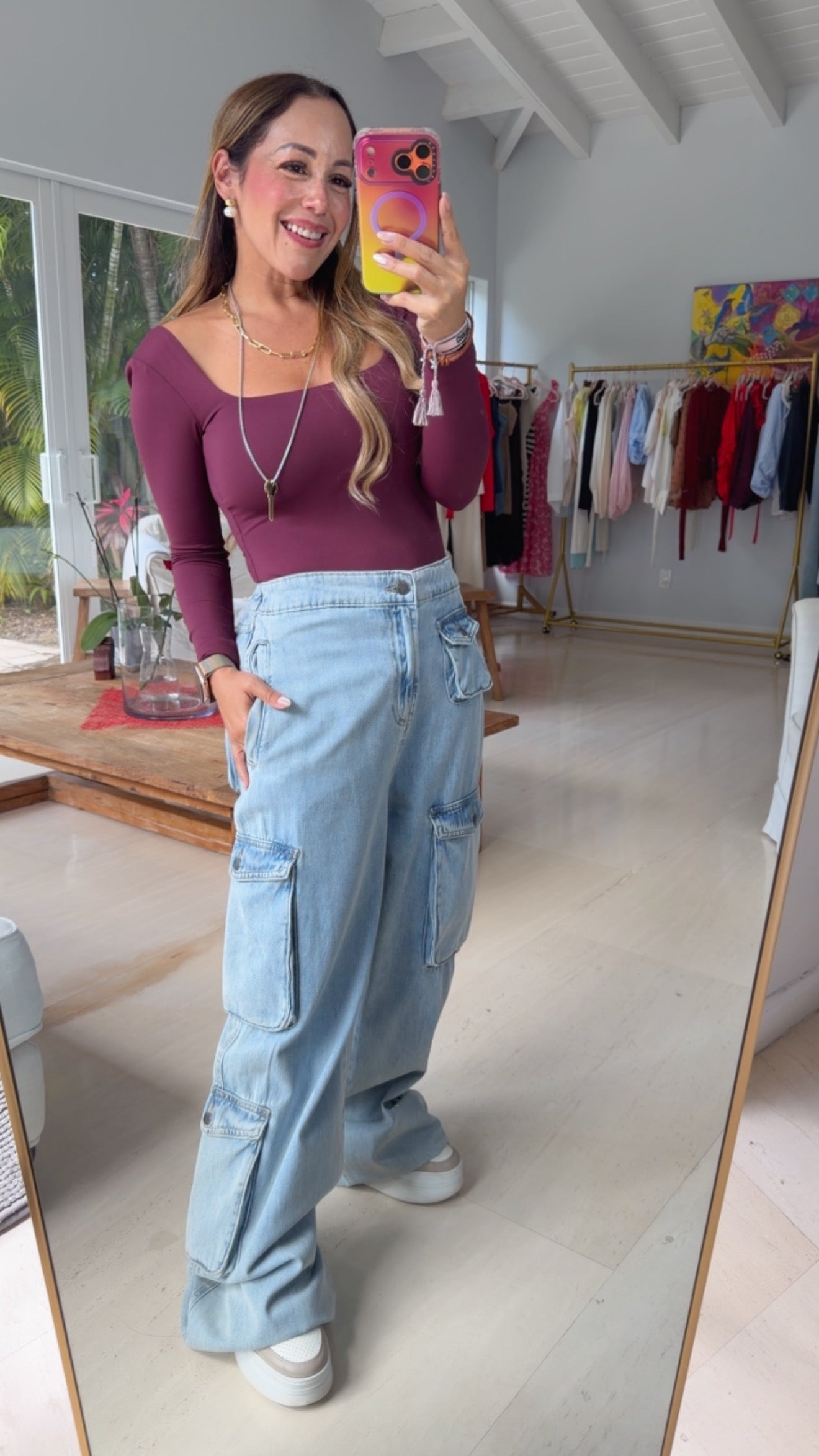 Multi Pocket Cargo Jeans