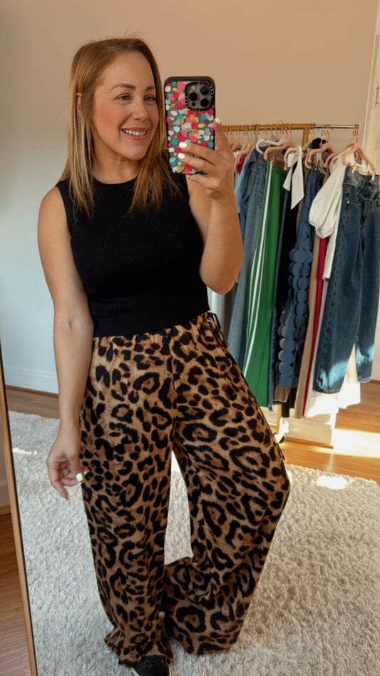 Animal Print Pants