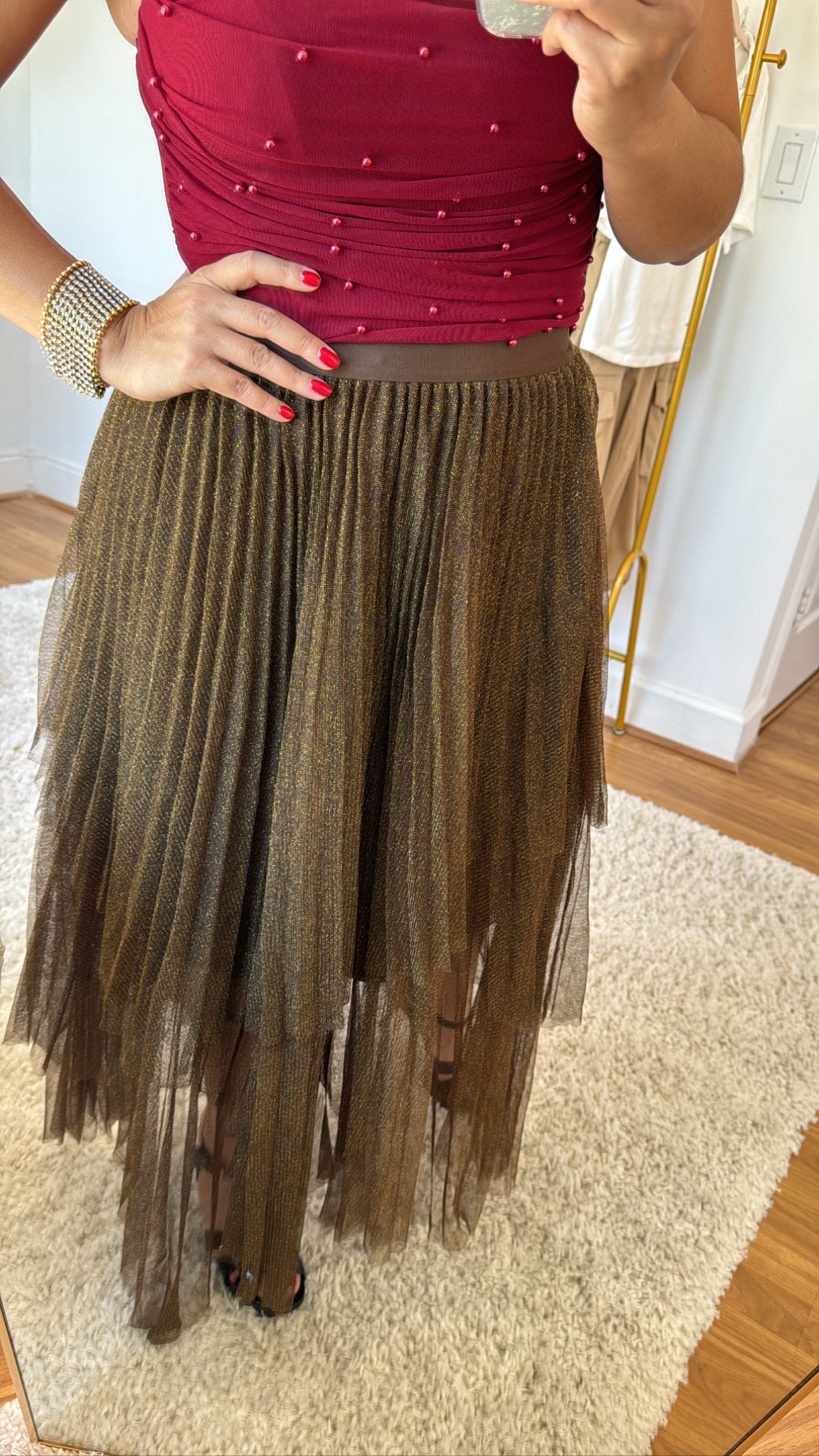 Anne Pleated Skirt